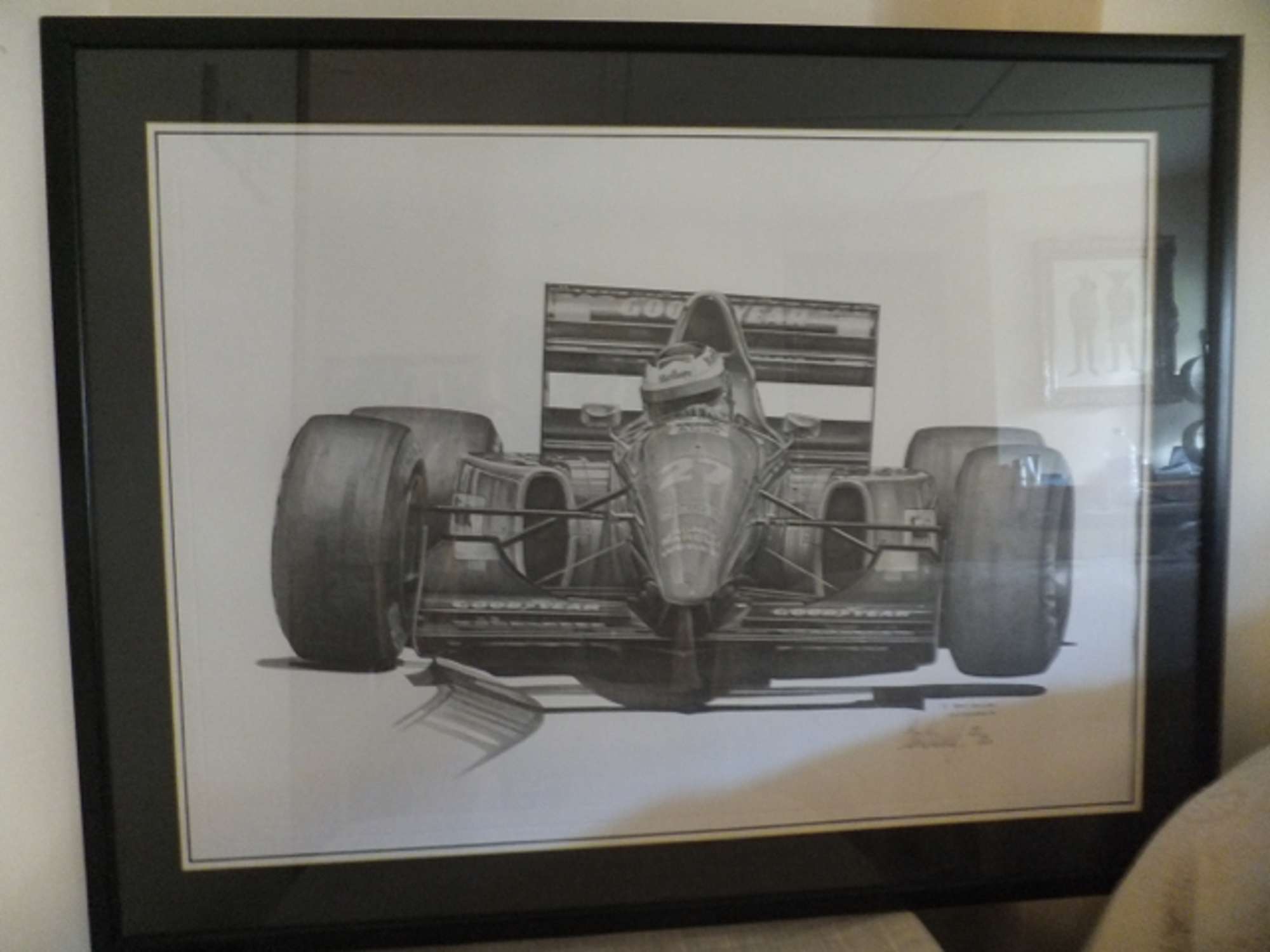 Jean Alesi  by Alan Stammers.-Sold