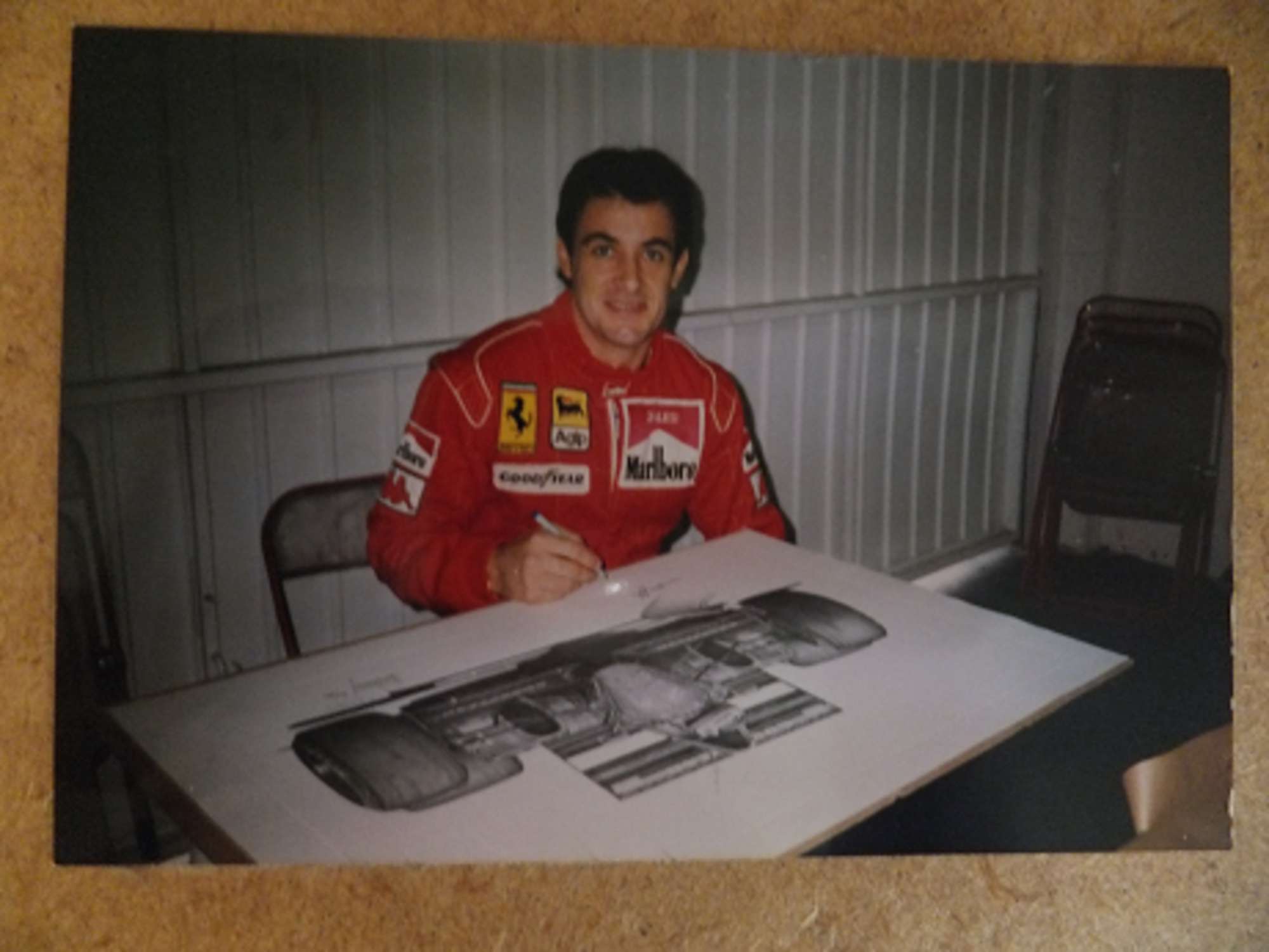 Jean Alesi  by Alan Stammers.-Sold