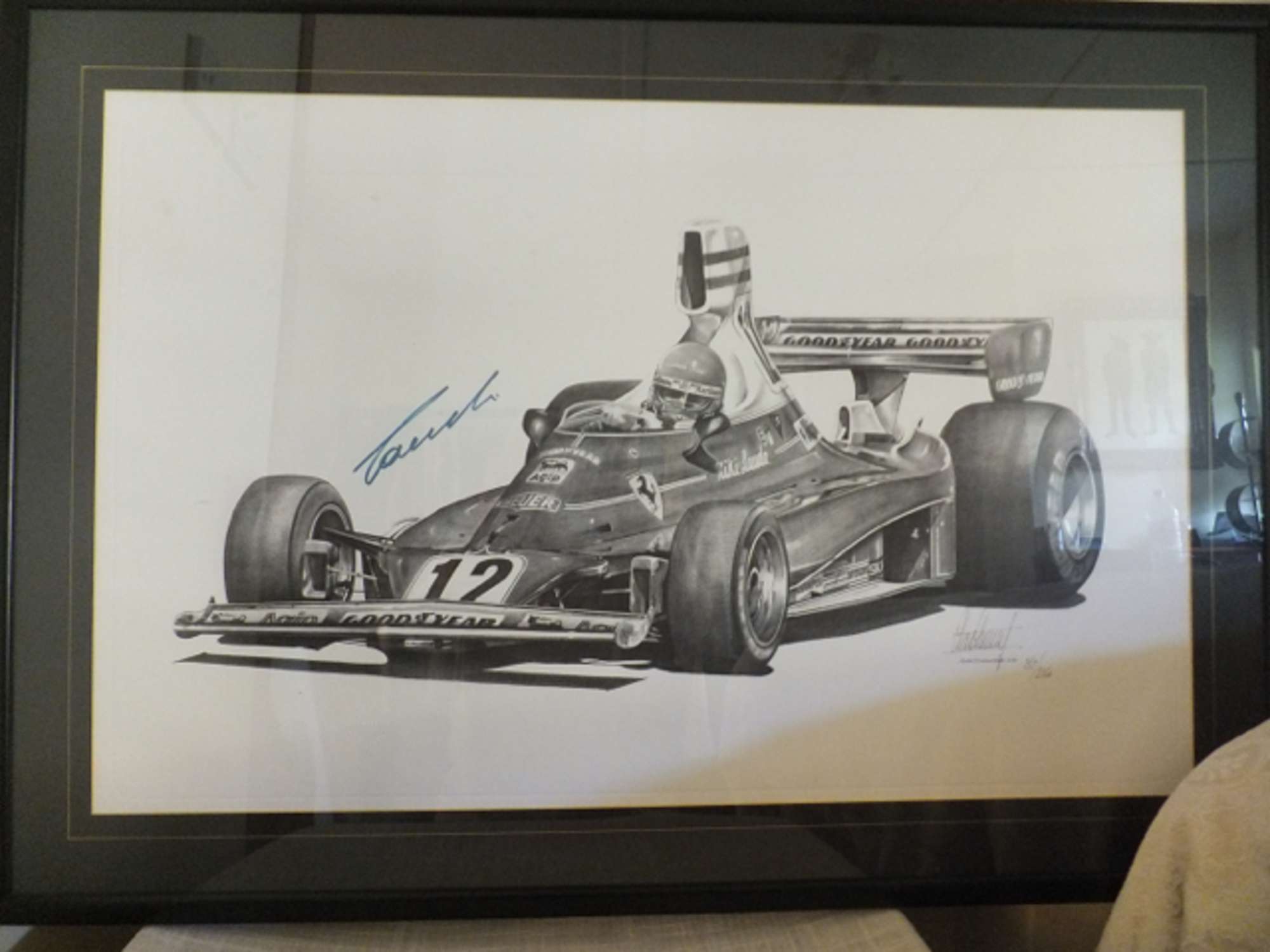 Niki Lauda by Alan Stammers.-Sold