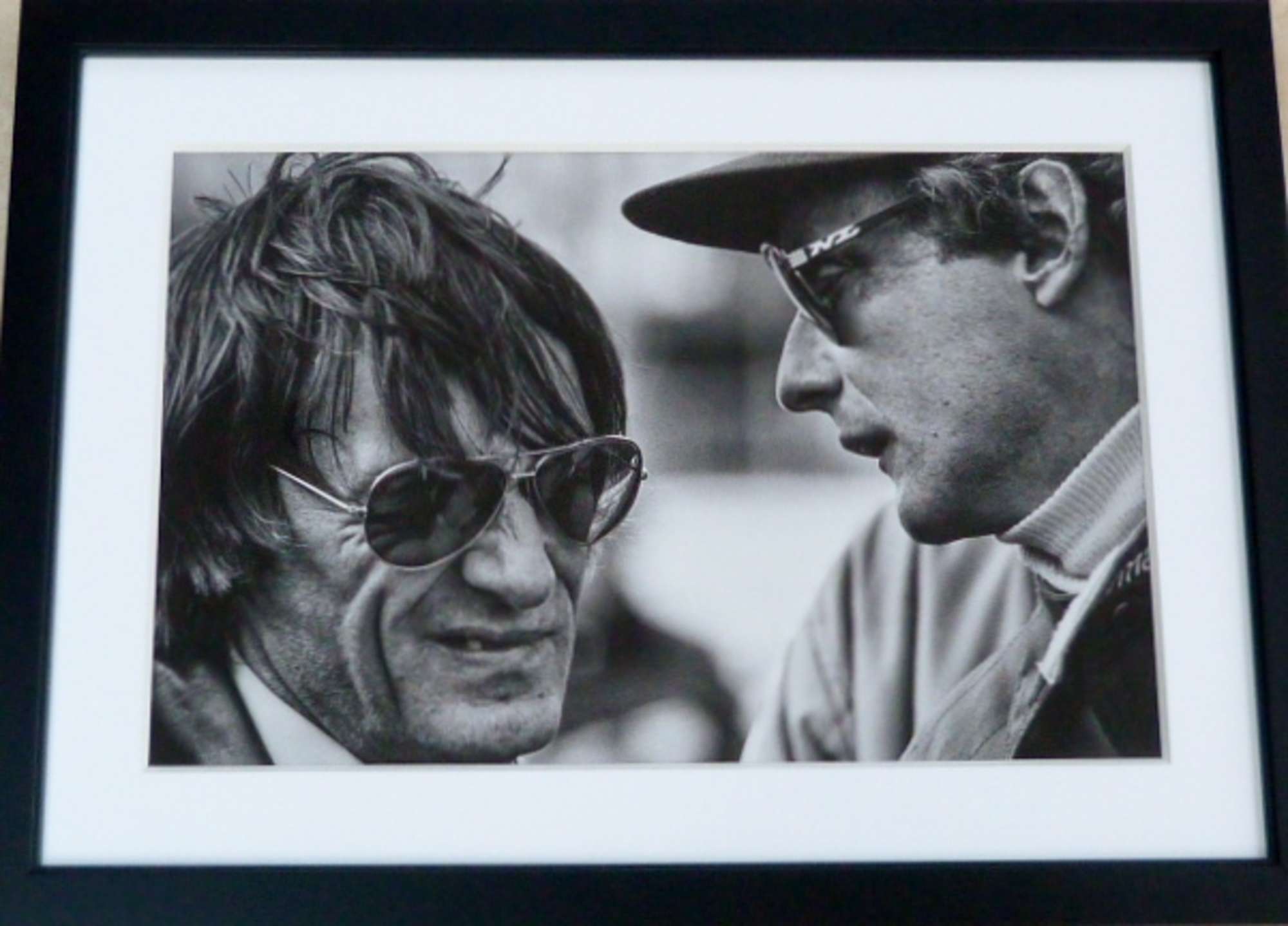 A pair of b/w photographic prints.-Sold