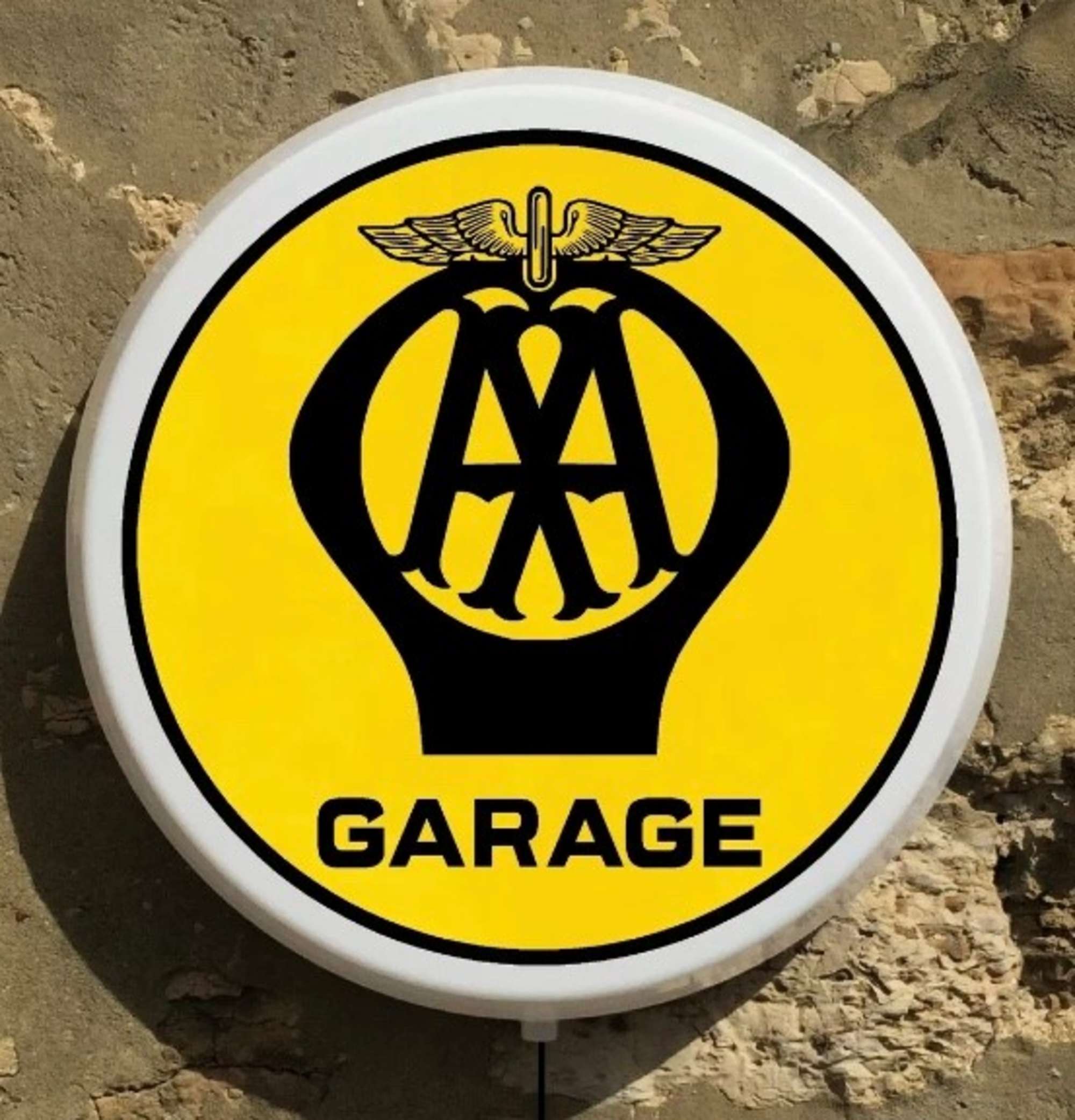 AA Garage Iluminated Wall Sign-Auction Lot