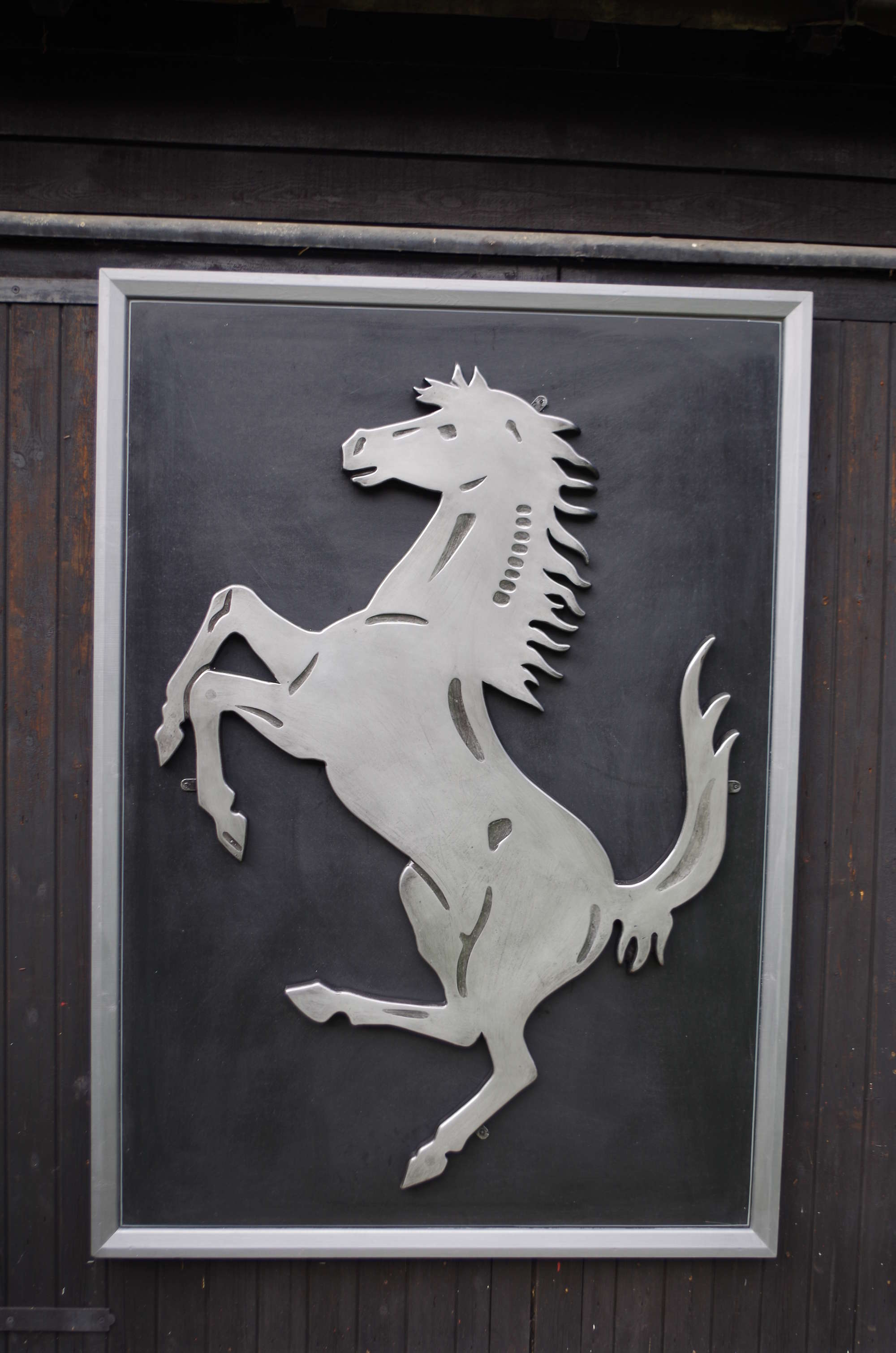 Ferrari 'Cavallino Rampante' sign.-Sold