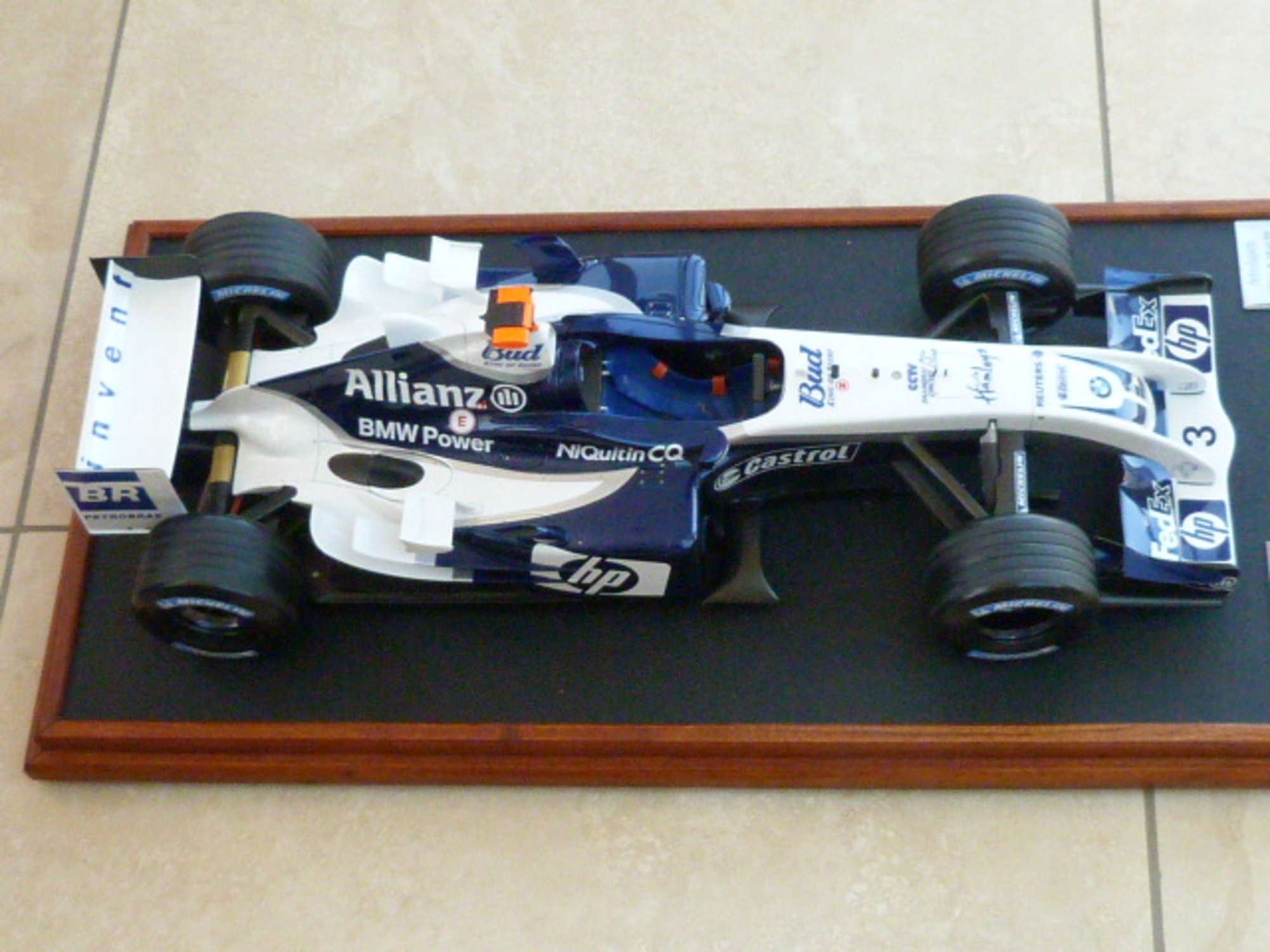 Williams F1 BMW 1/8 scale Amalgam model.-Sold
