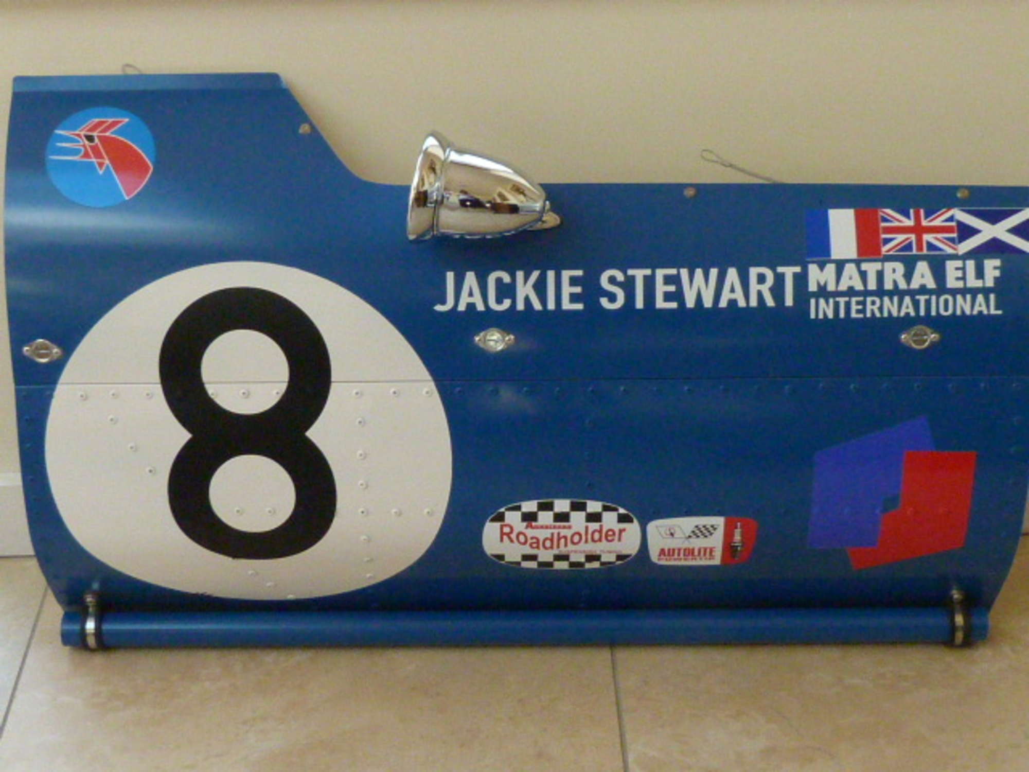 Matra-Elf MS10  F1 replica side panel.-Sold