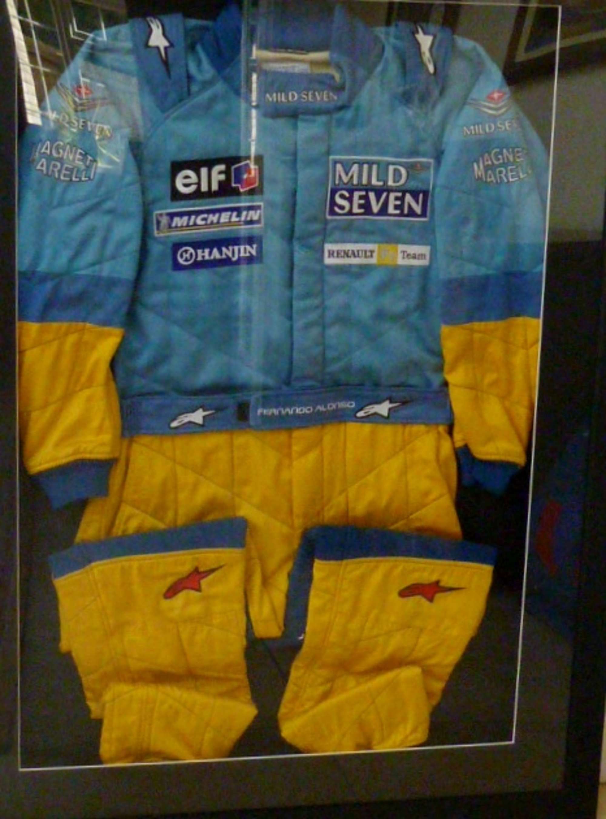 Fernando Alonso  F1 race suit.-Sold