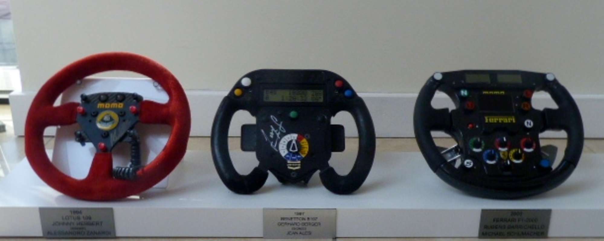 Collection of 10 F1 Steering Wheels-Sold