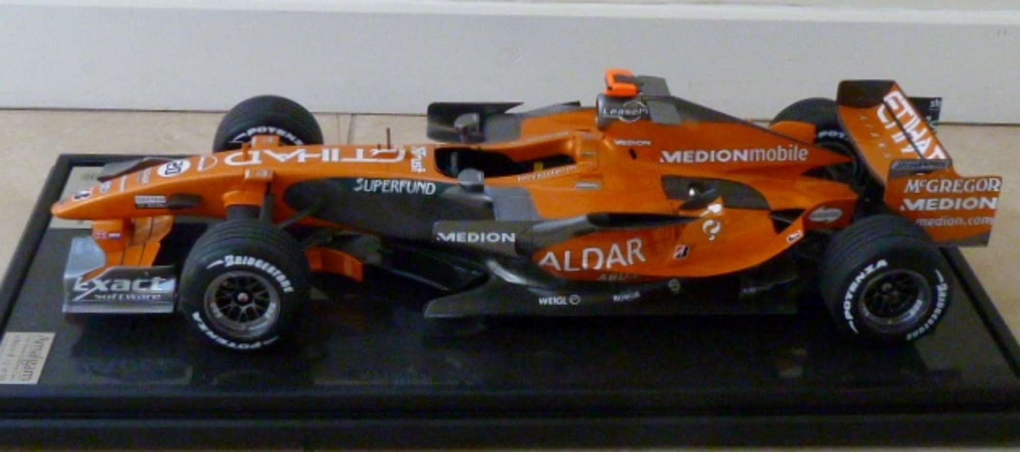 Spyker F1 1/8 scale Amalgam model.-Sold