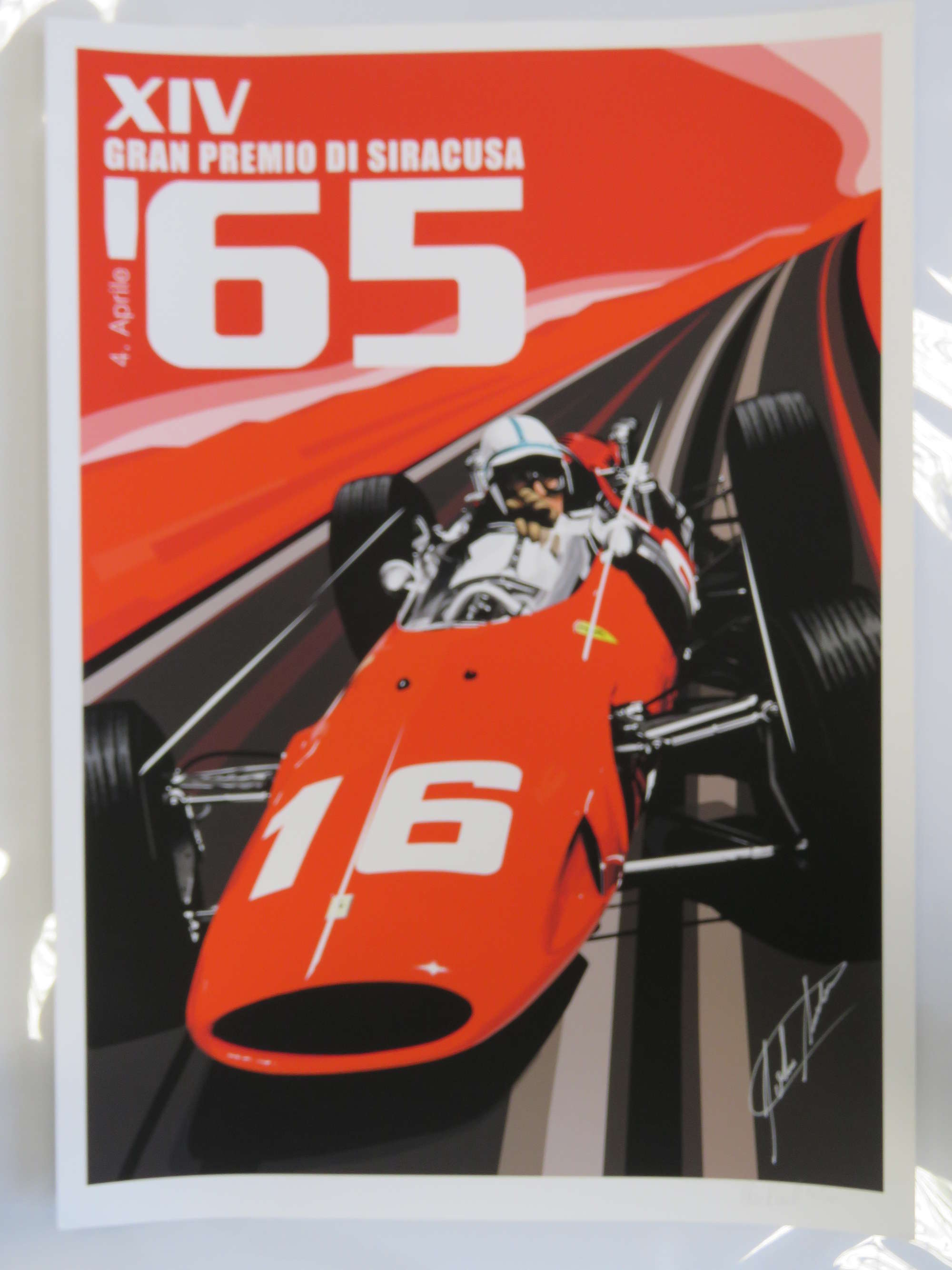 'Gran Premio di Siracusa'  limited edition print.-Sold