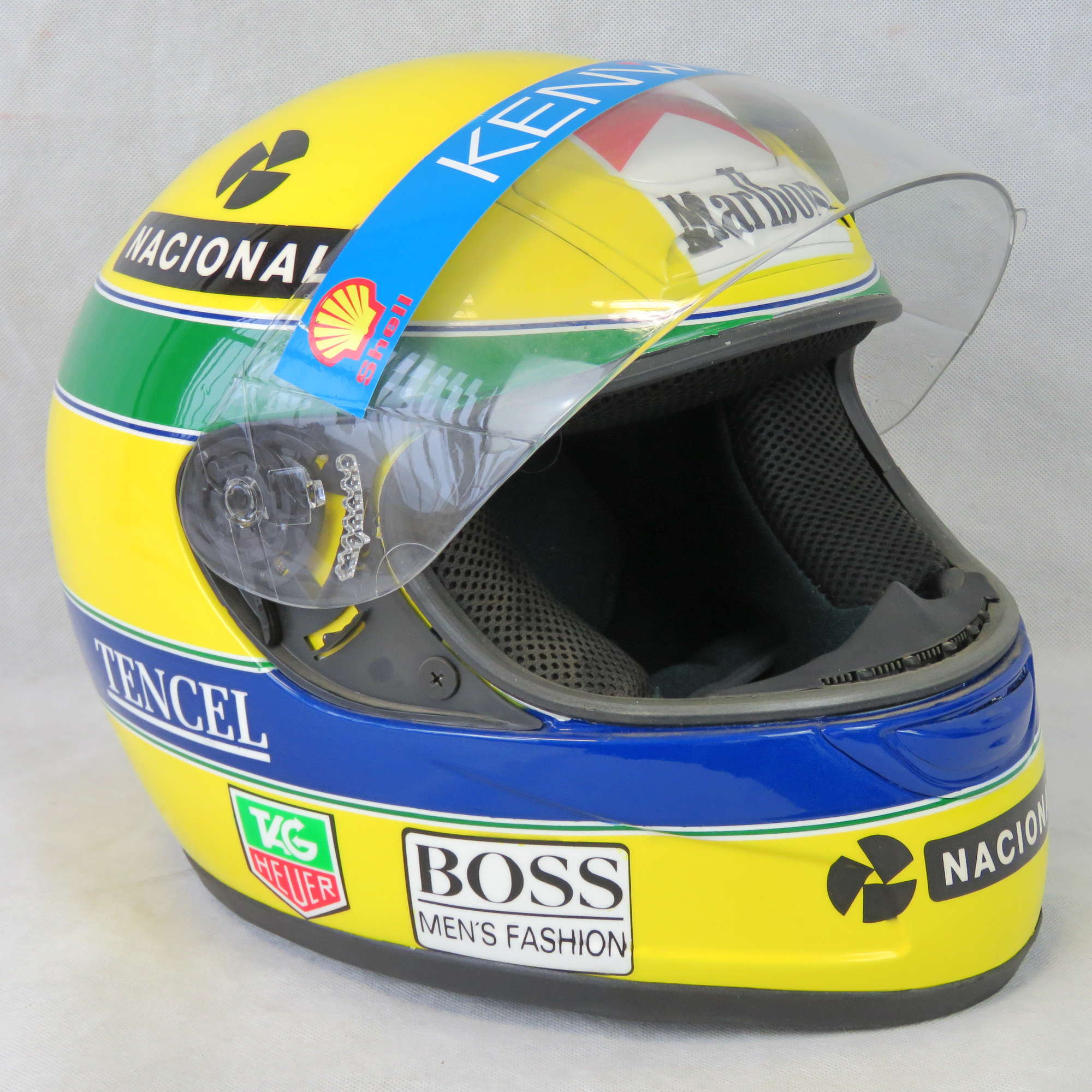 Replica of an 'Ayrton Senna' F1 Helmet - Unused-Sold