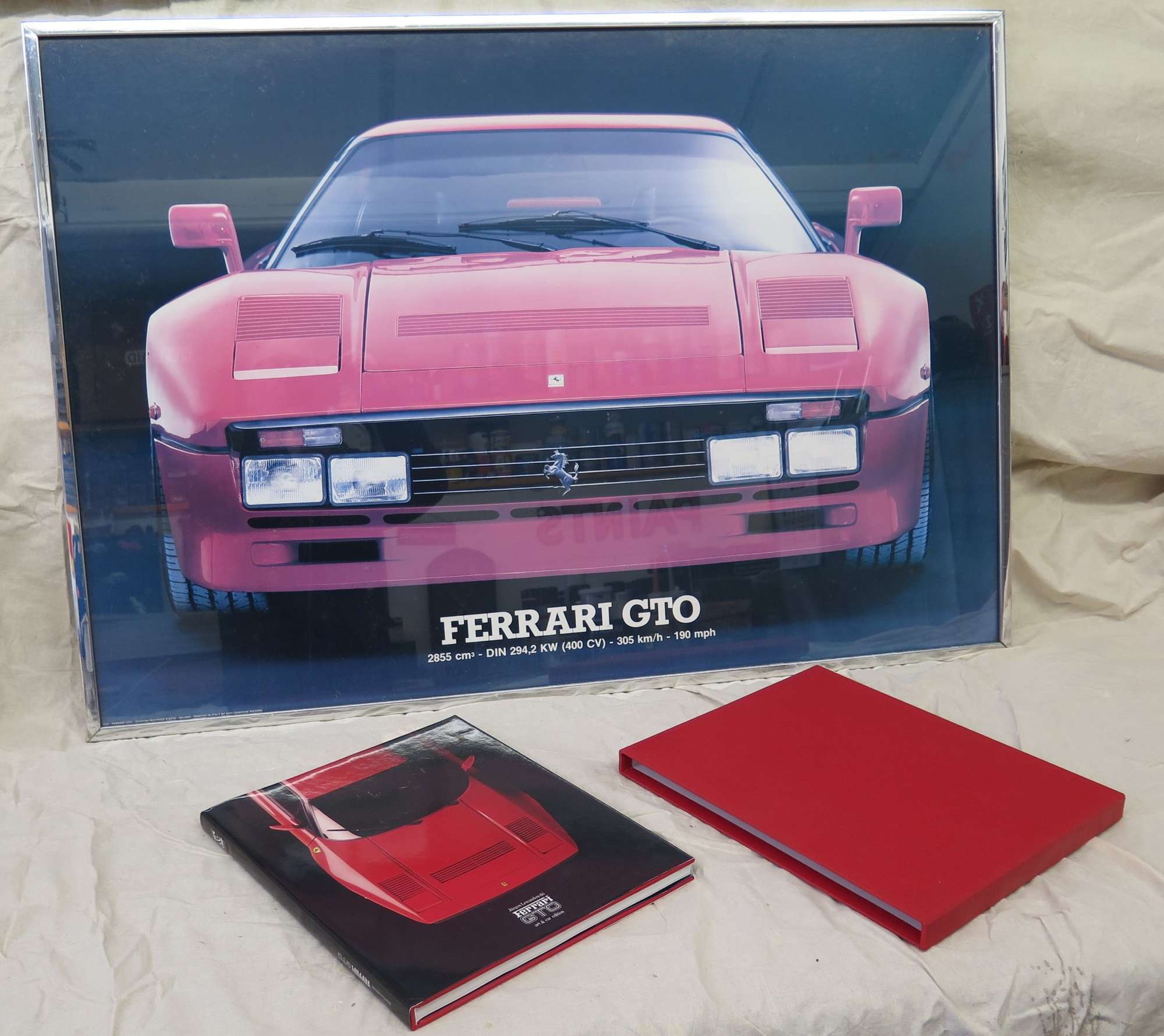 288 GTO 'Art and Car Edition' and large print.-Auction Lot