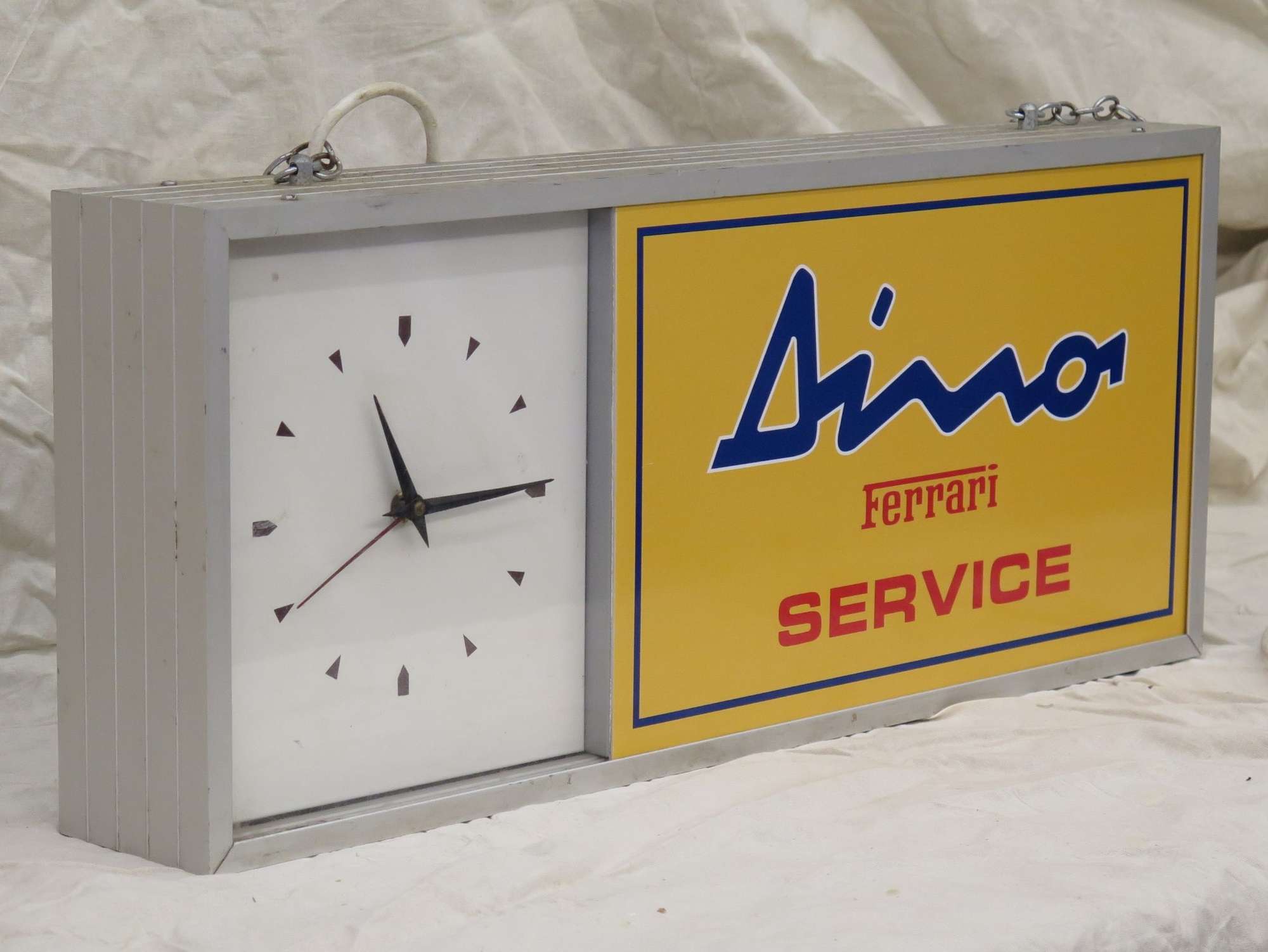 An older illuminated  Dino Service Sign.-Sold