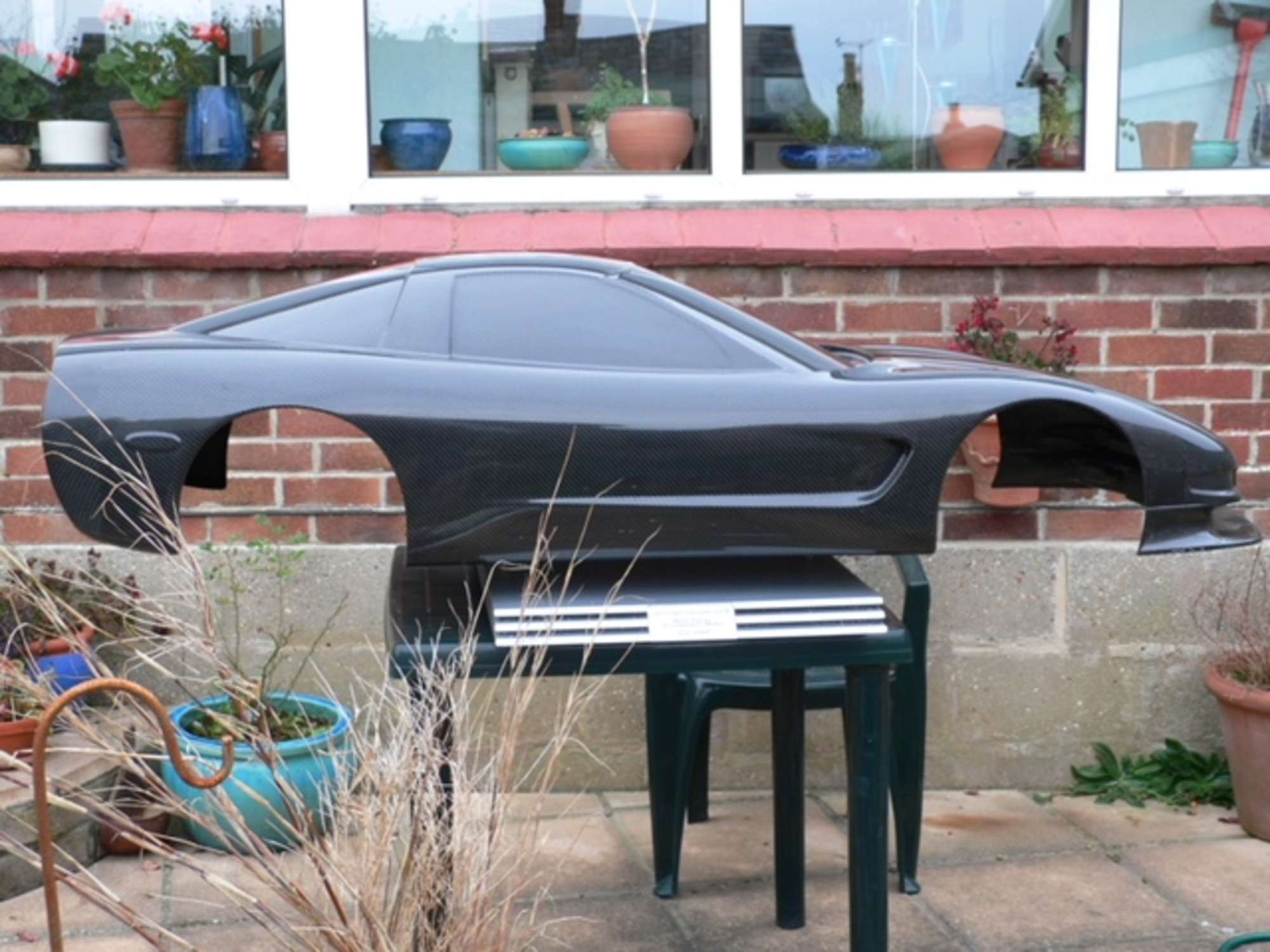 Corvette C5 carbon fibre wind tunnel model.-Sold