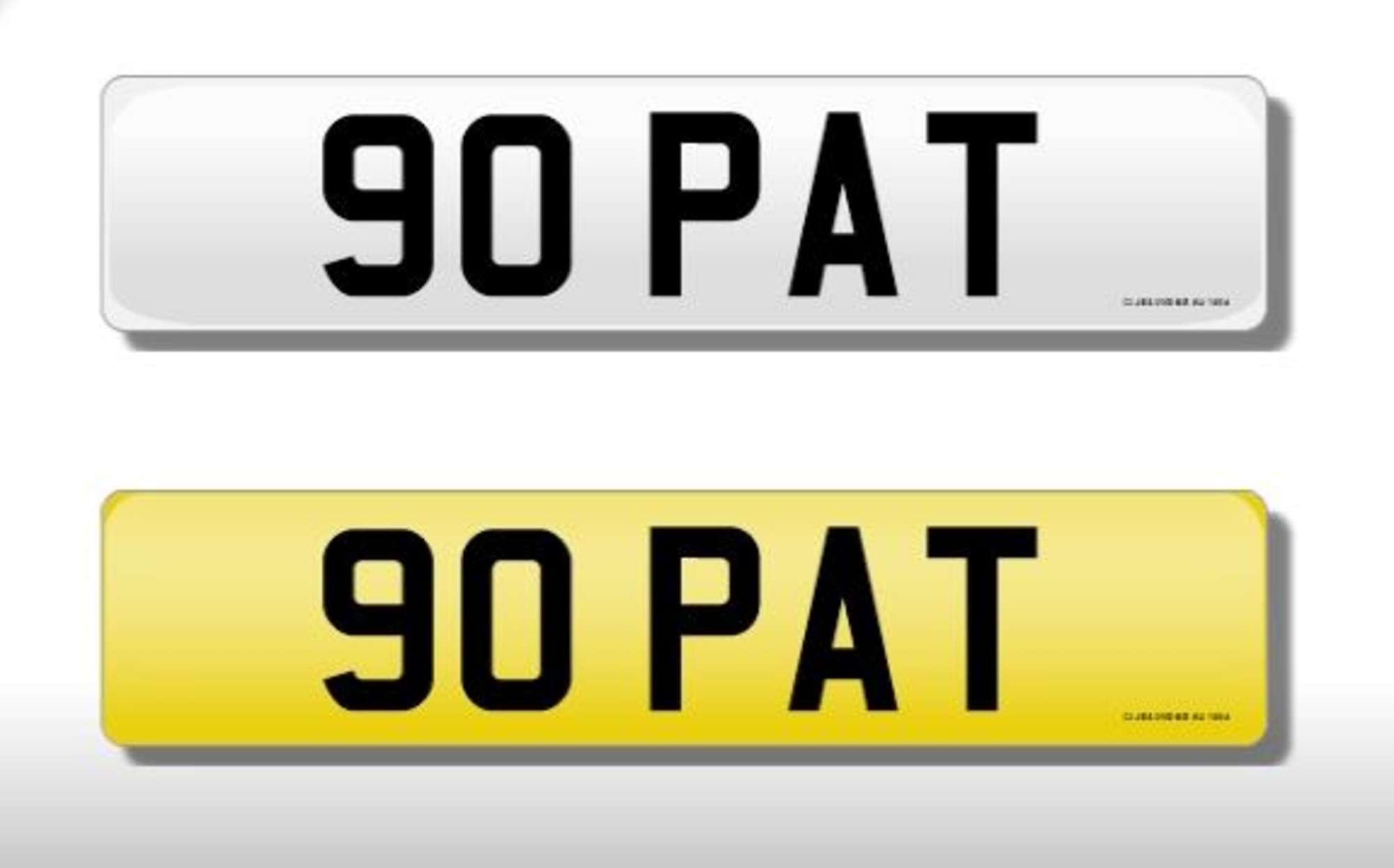  Registration Number  '90 PAT'-Sold