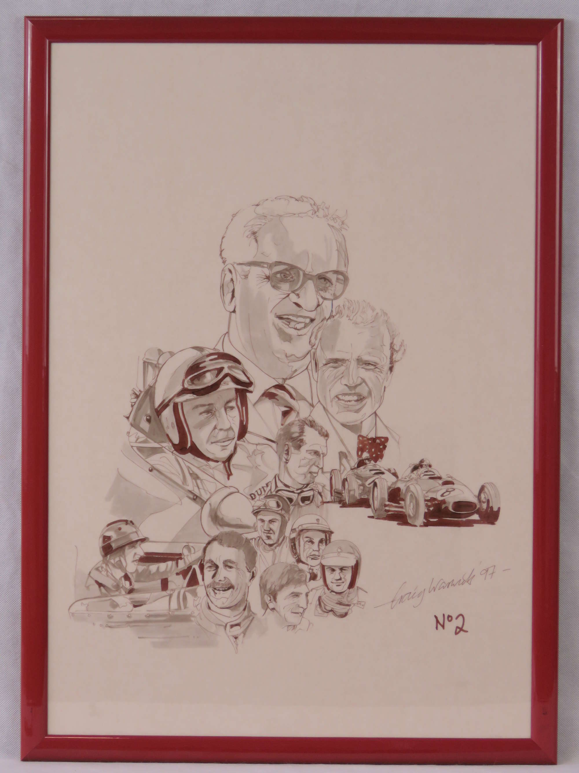 Enzo Ferrari and 11 British Drivers-Sold