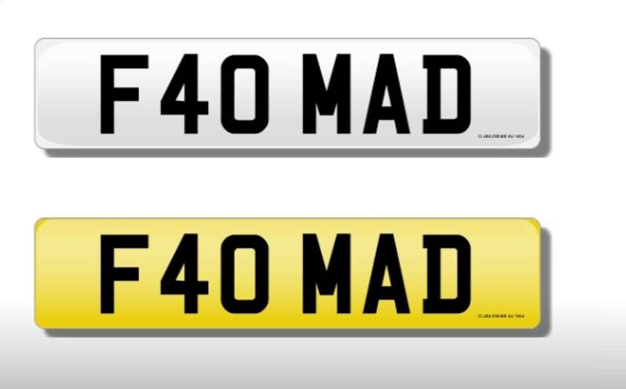 Registration Number F40 MAD-Auction Lot