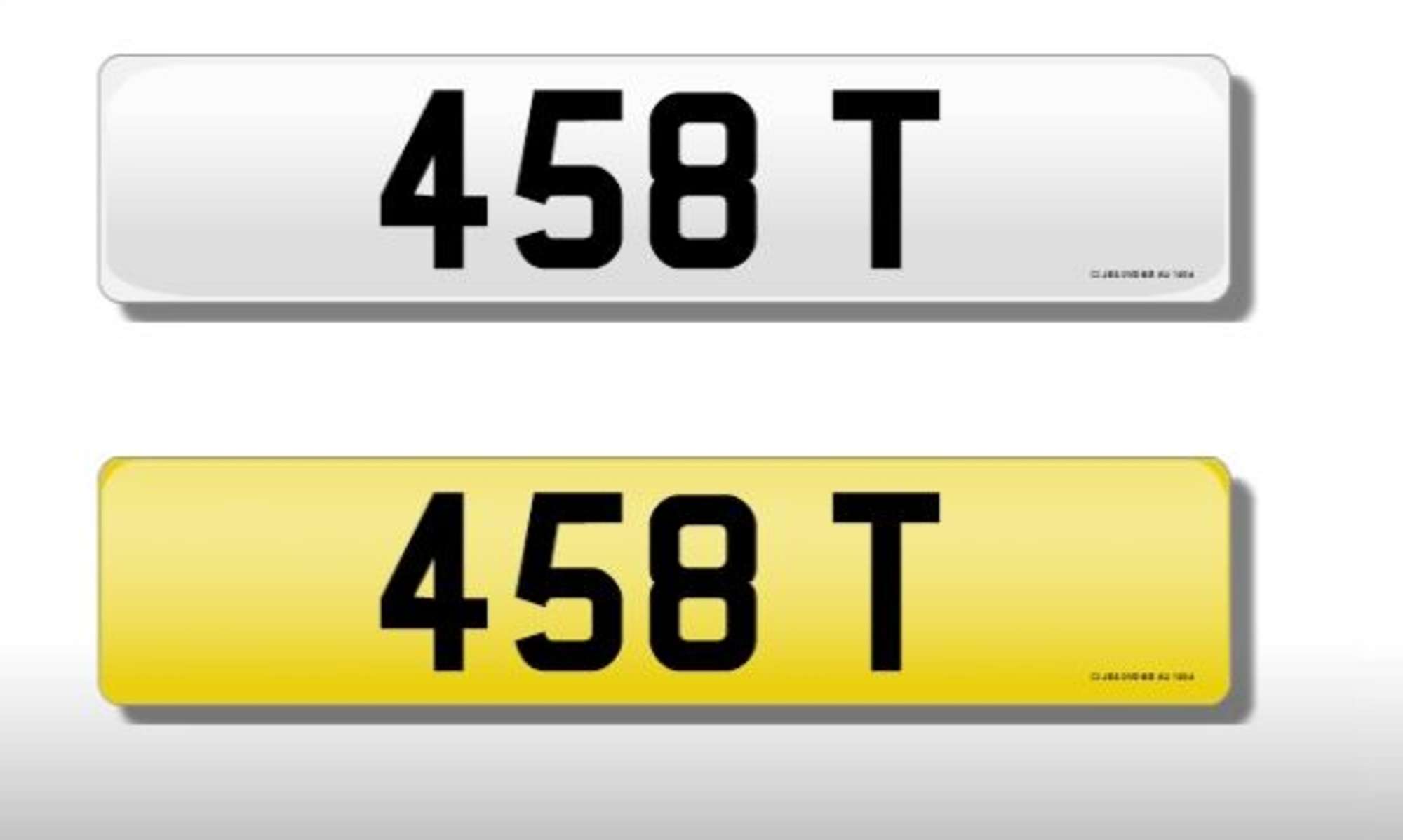Cherished Registration 458T-Sold