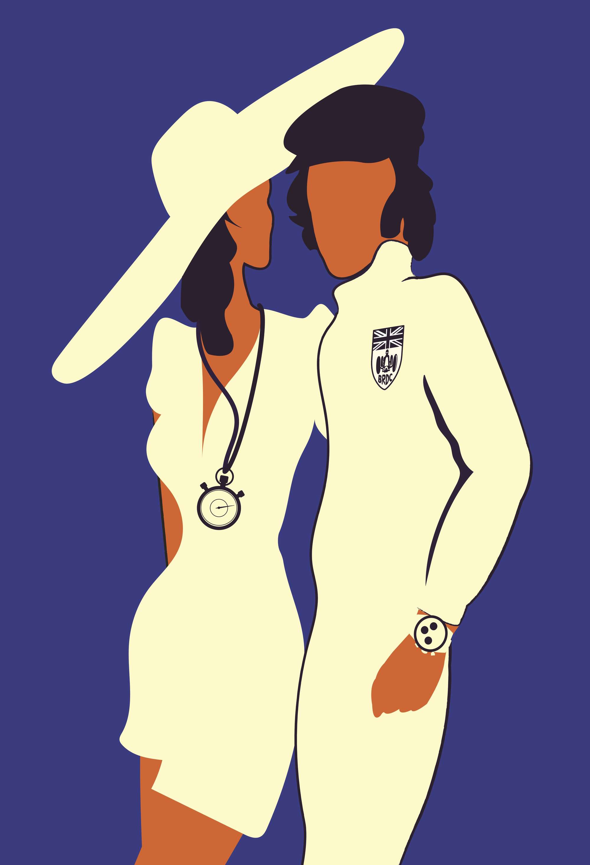 Teamwork - Sir Jackie Stewart & Lady Helen-Auction Lot