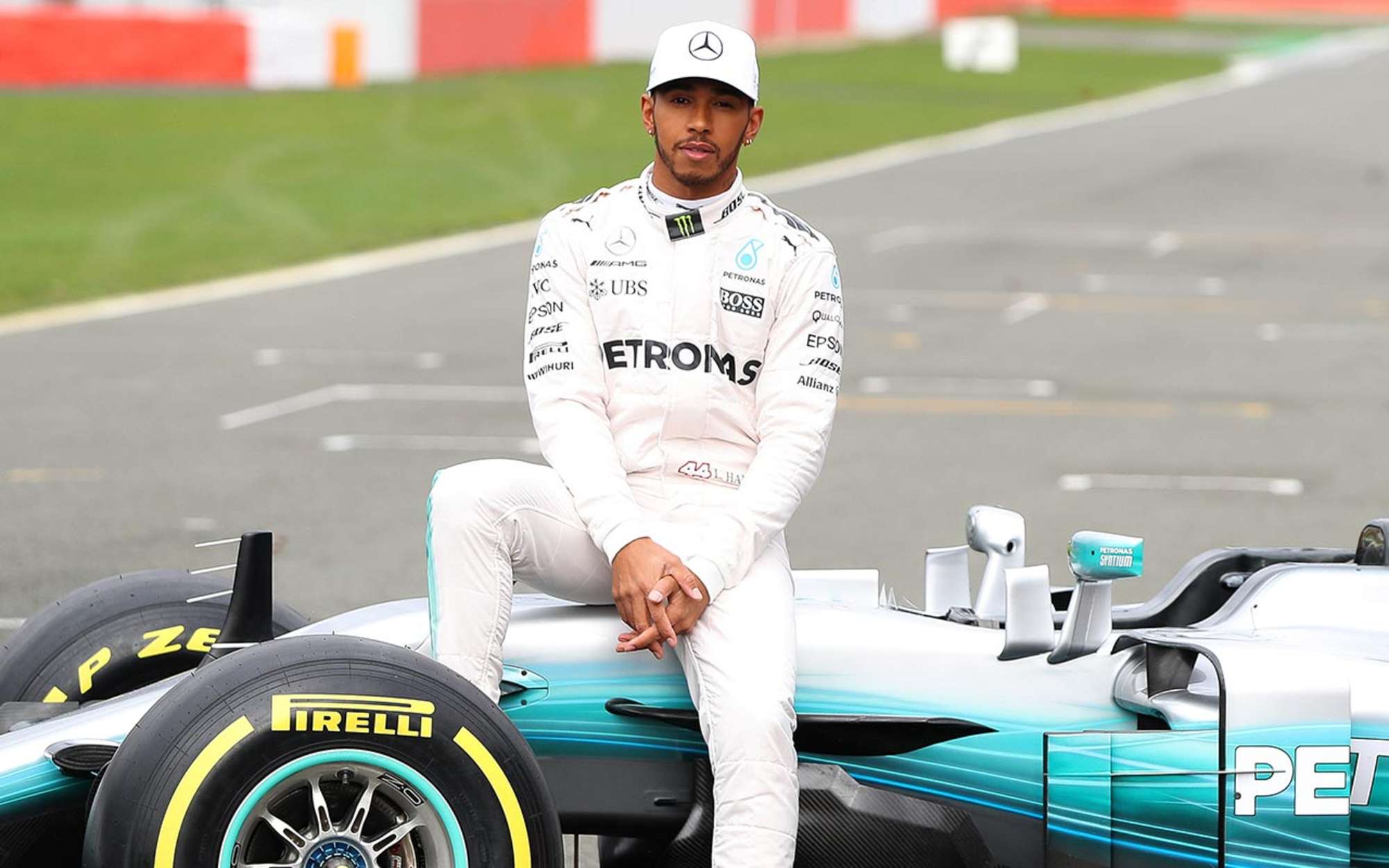 Lewis Hamilton signed race suit-Sold