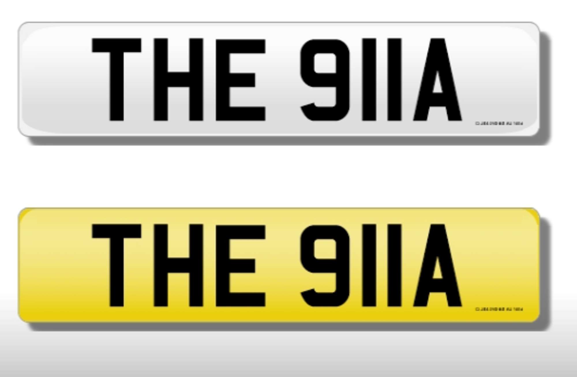  Registration Number 'THE 911A'-Auction Lot