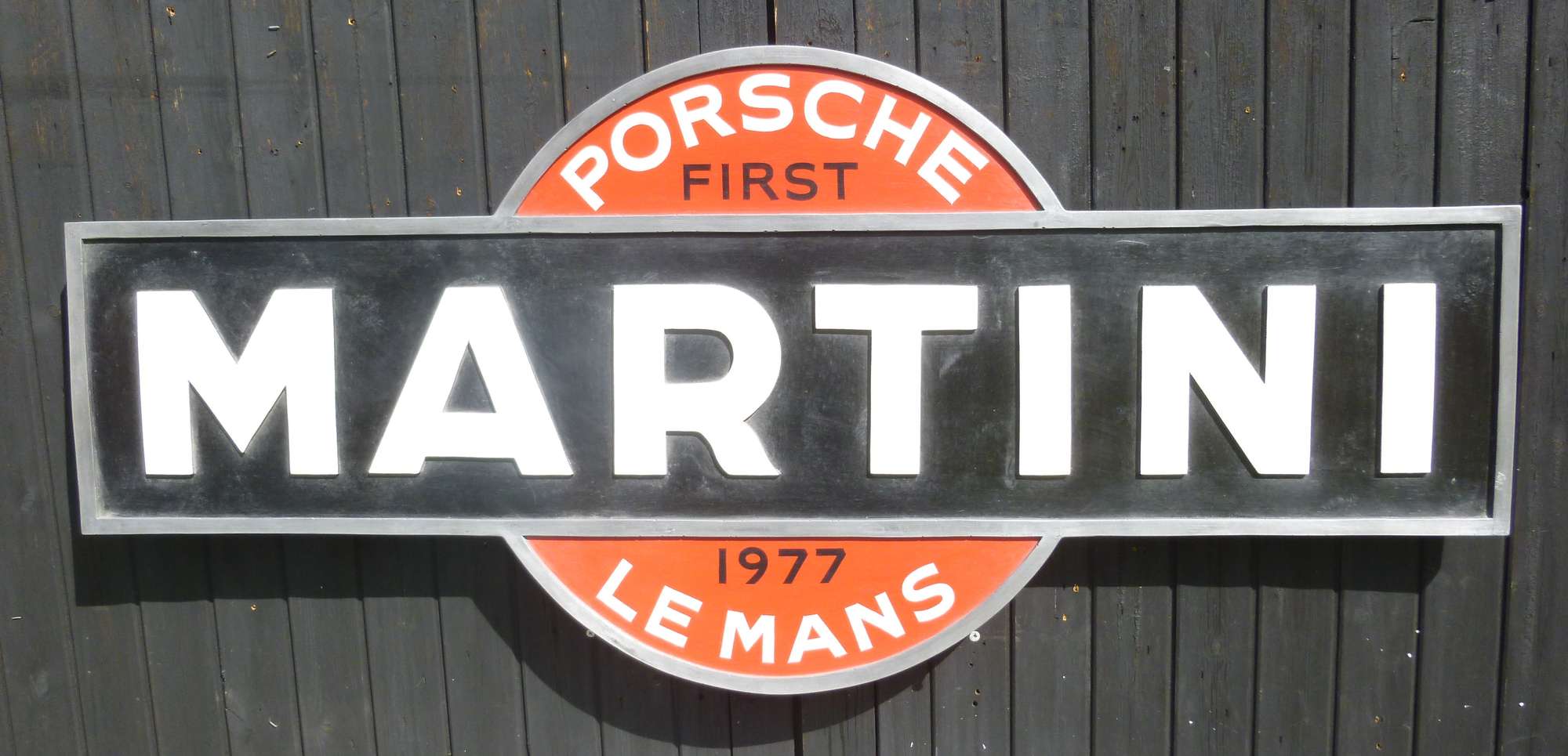 Fibreglass Martini Porsche badge-Sold