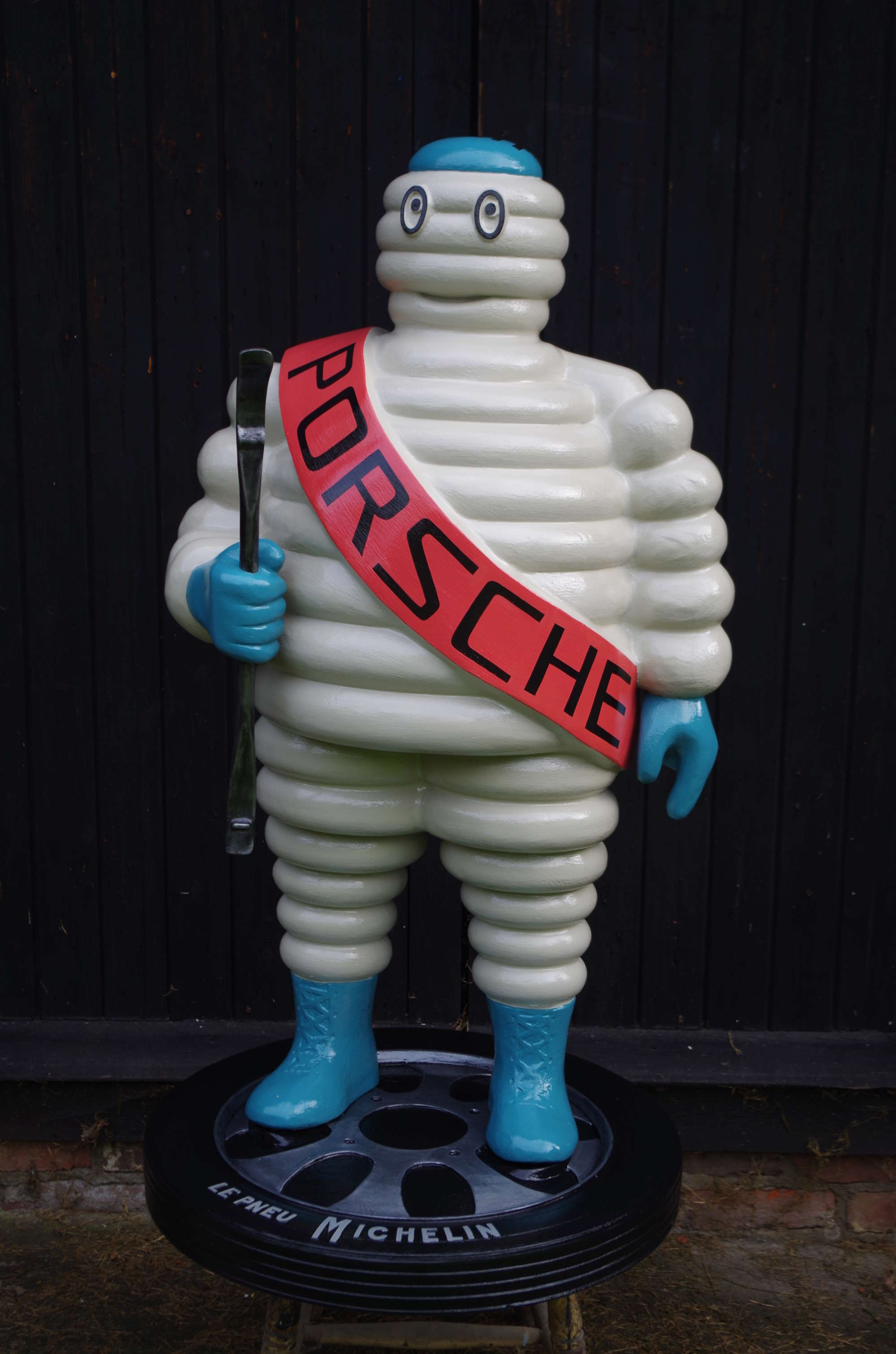 Fibreglass Michelin man forecourt figure.-Sold
