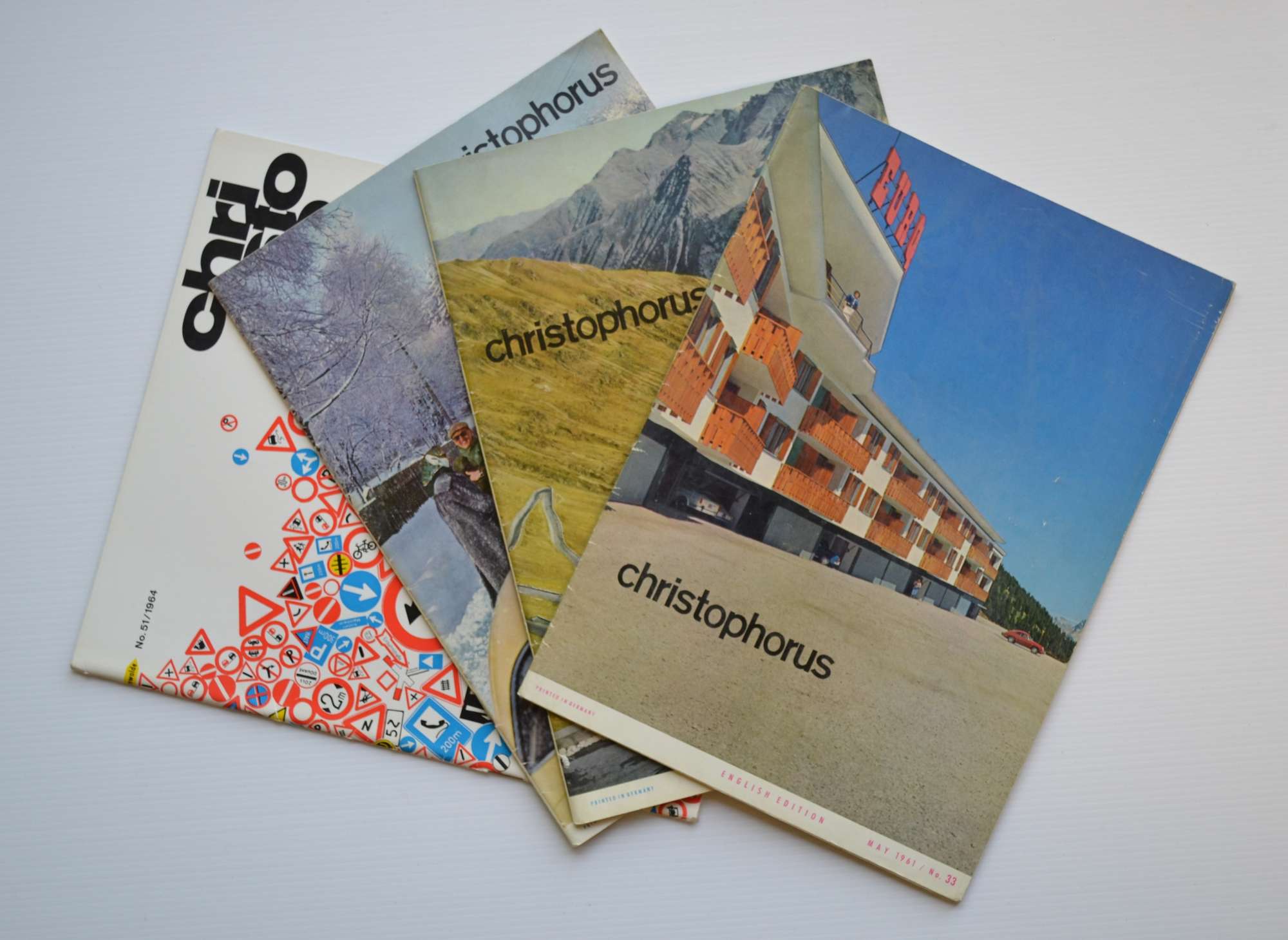 Collection of 1960's Porsche Christophorus magazines -Sold