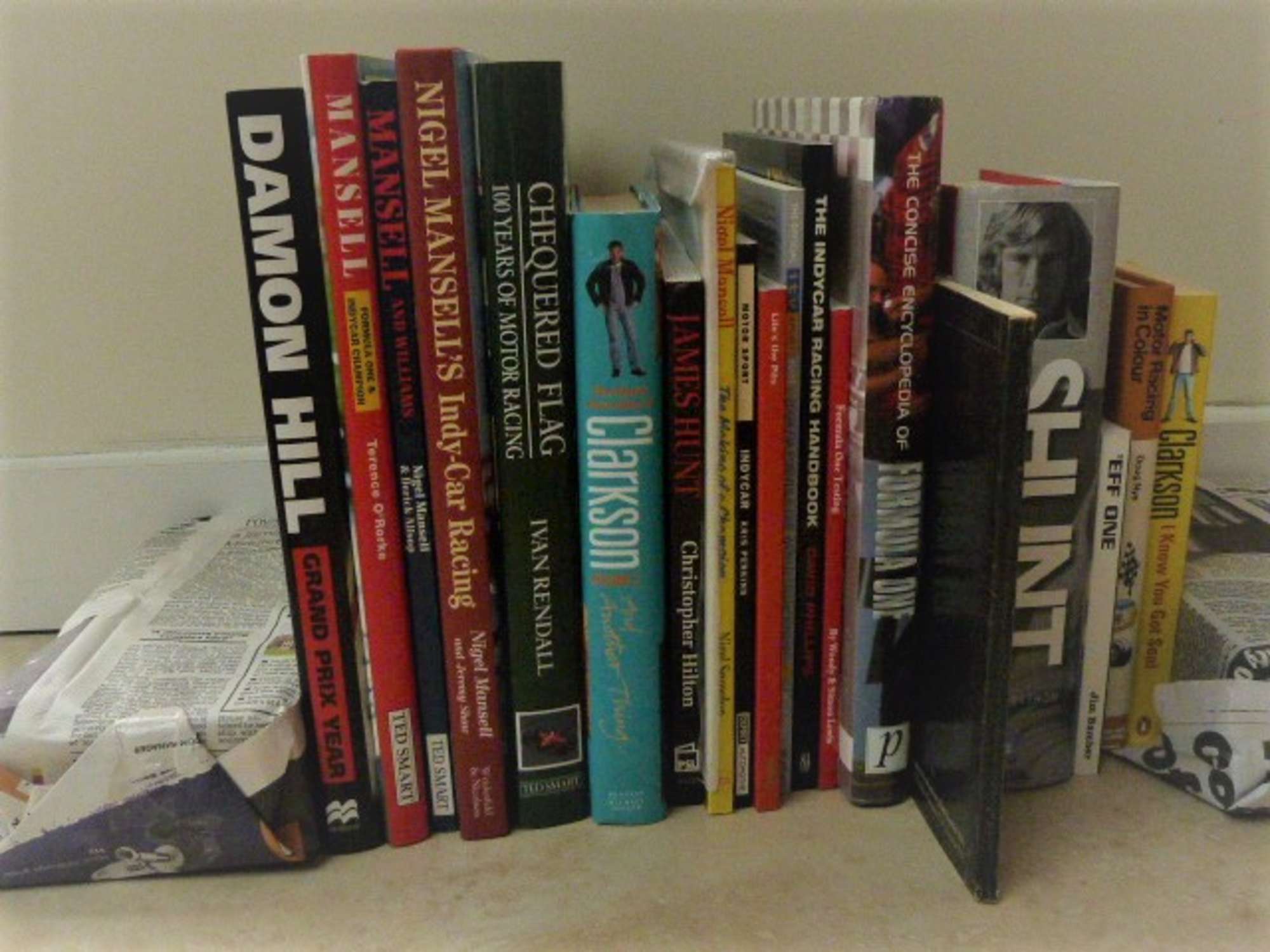 Collection of motorsport related books.-Auction Lot