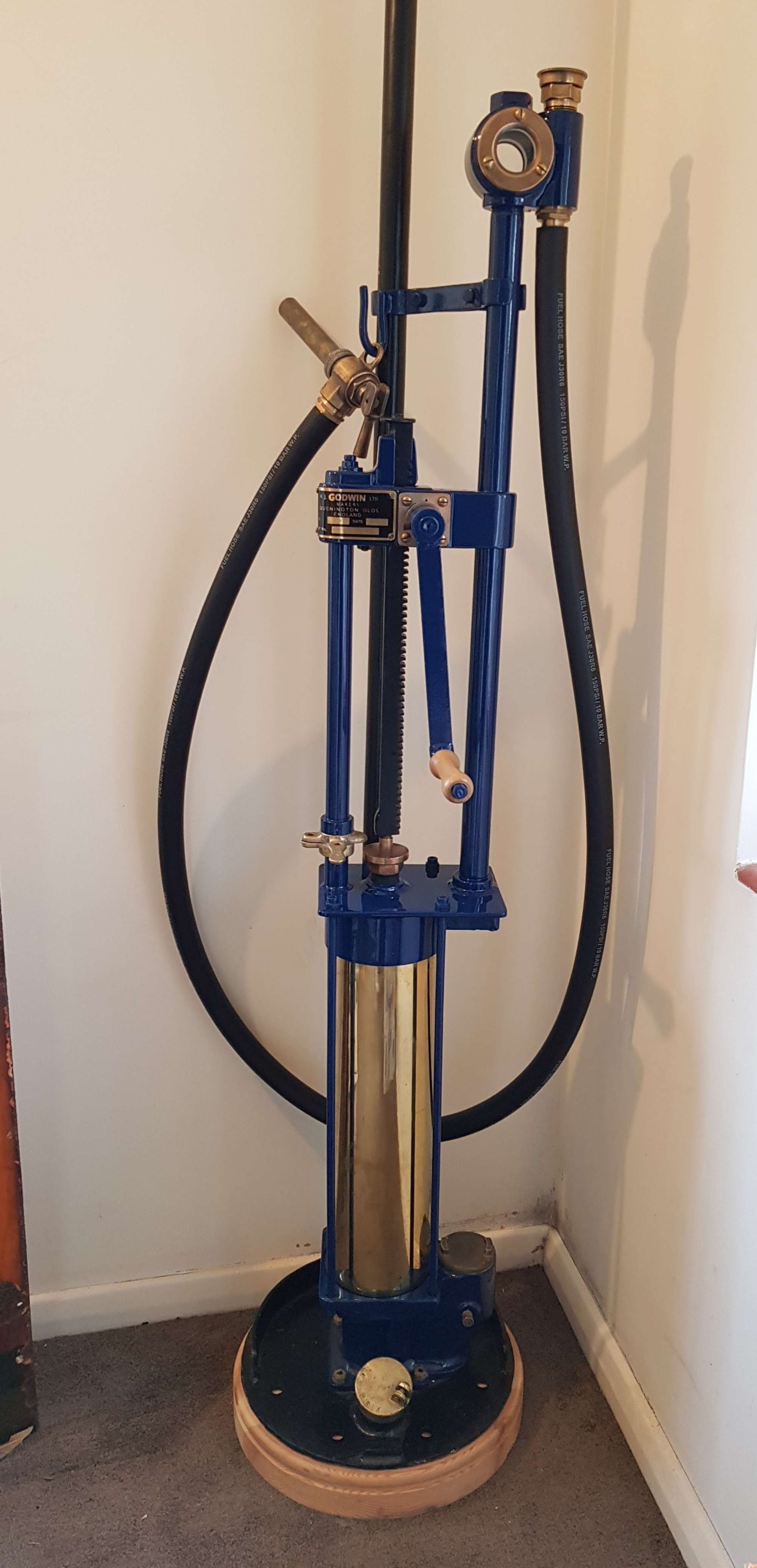 Godwin Model P.1 'skeleton' petrol pump-Sold