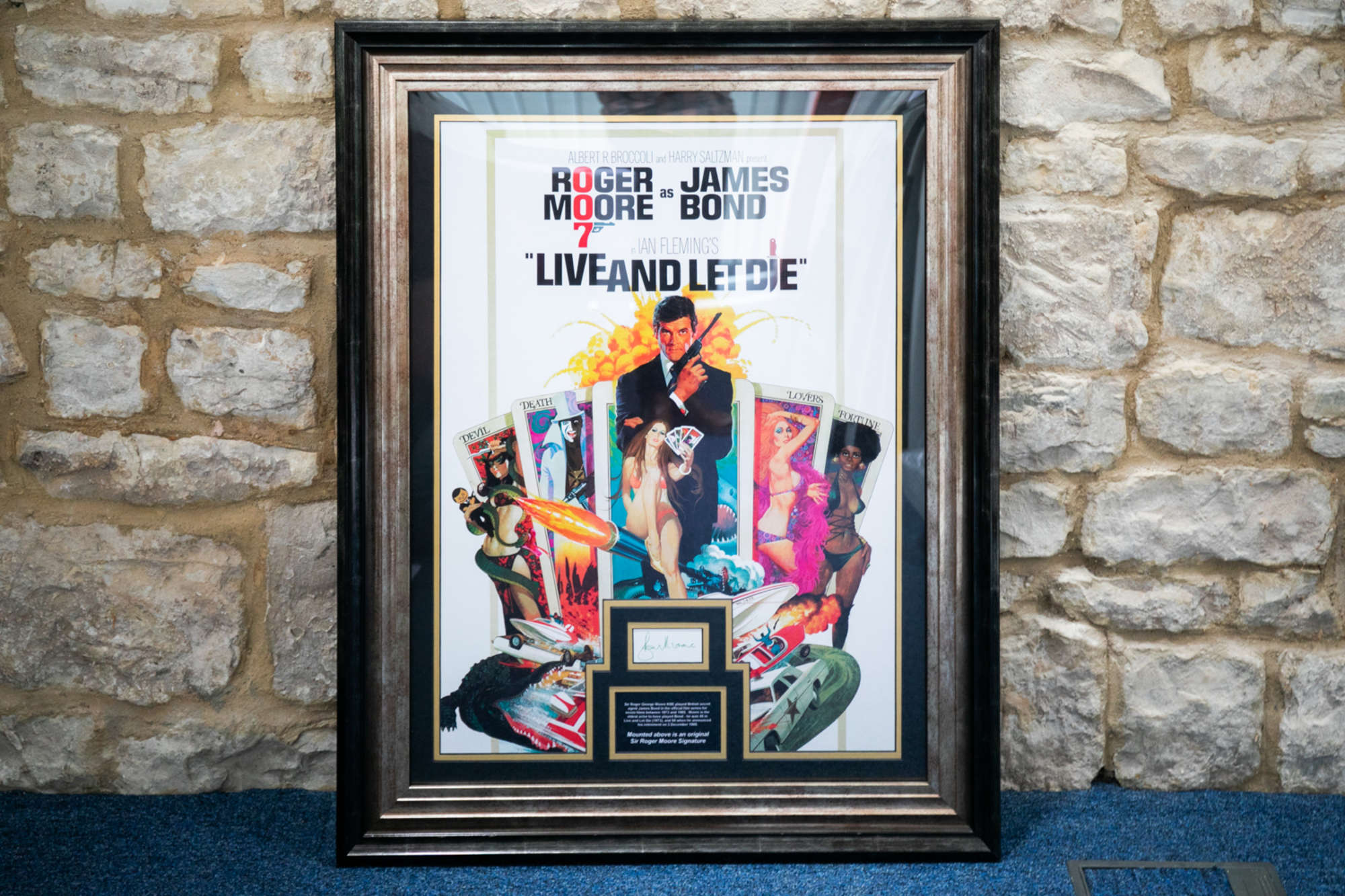 James Bond ‘Live and let die’ movie poster -Sold