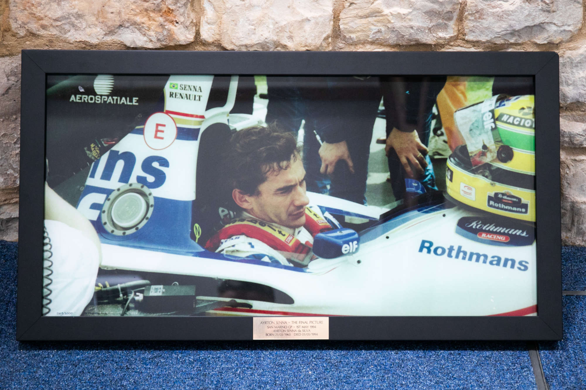 Ayrton Senna the final picture -Sold