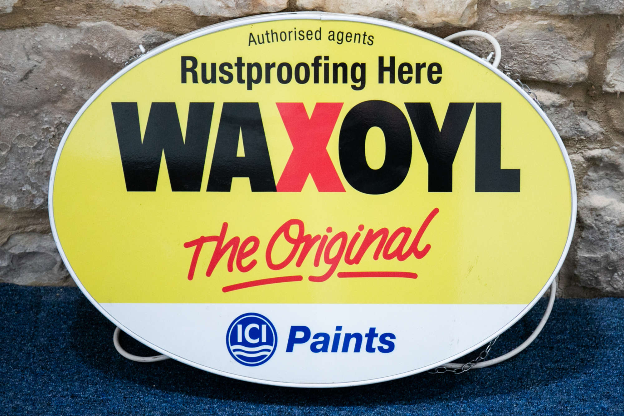 Original Waxoyl light box sign-Sold