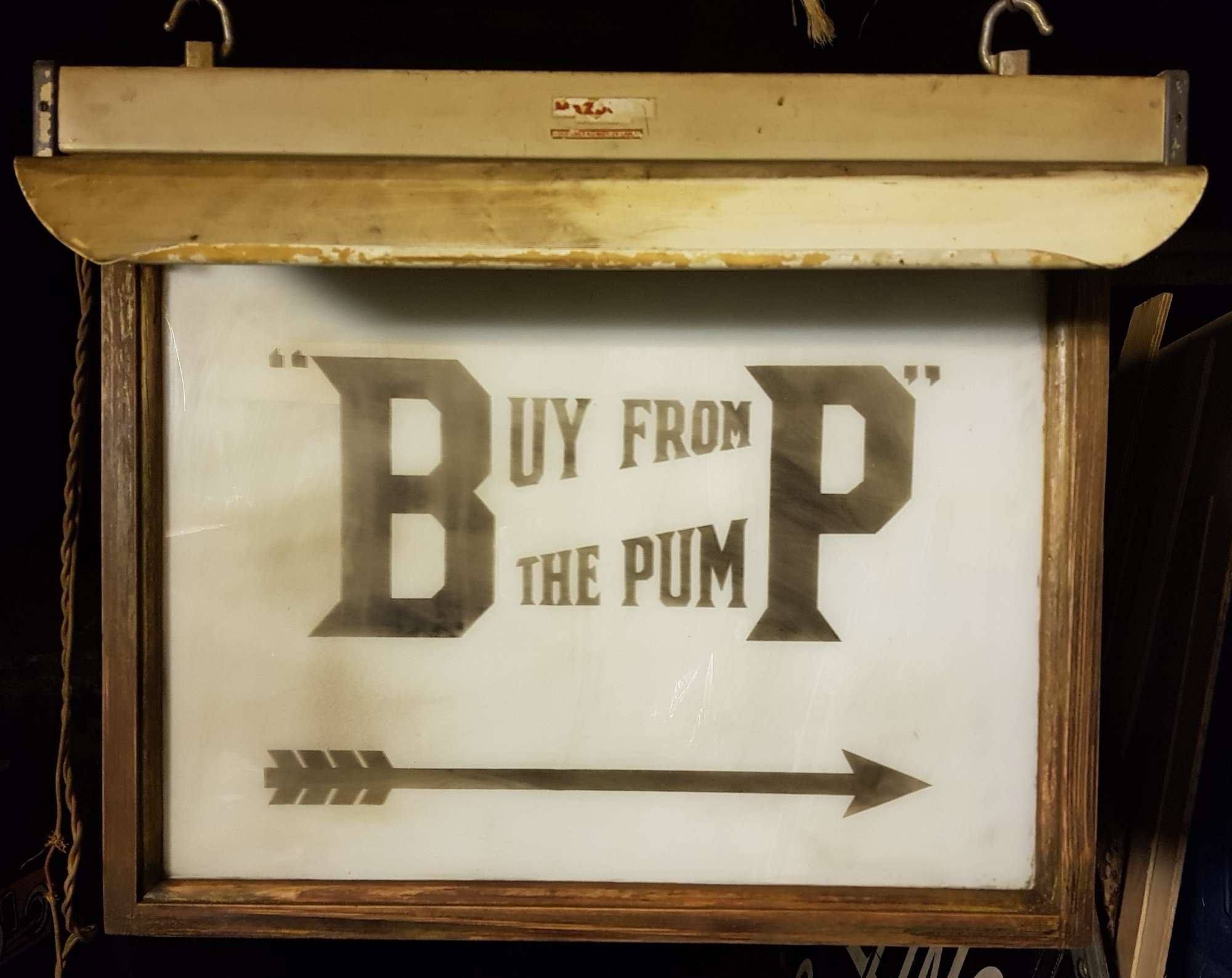 BP Sign -Auction Lot