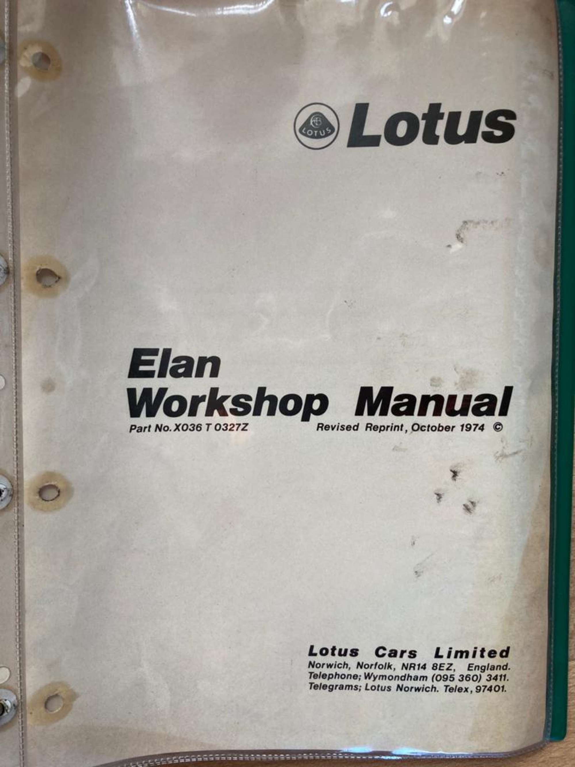 Numerous Lotus manuals and key-rings-Sold