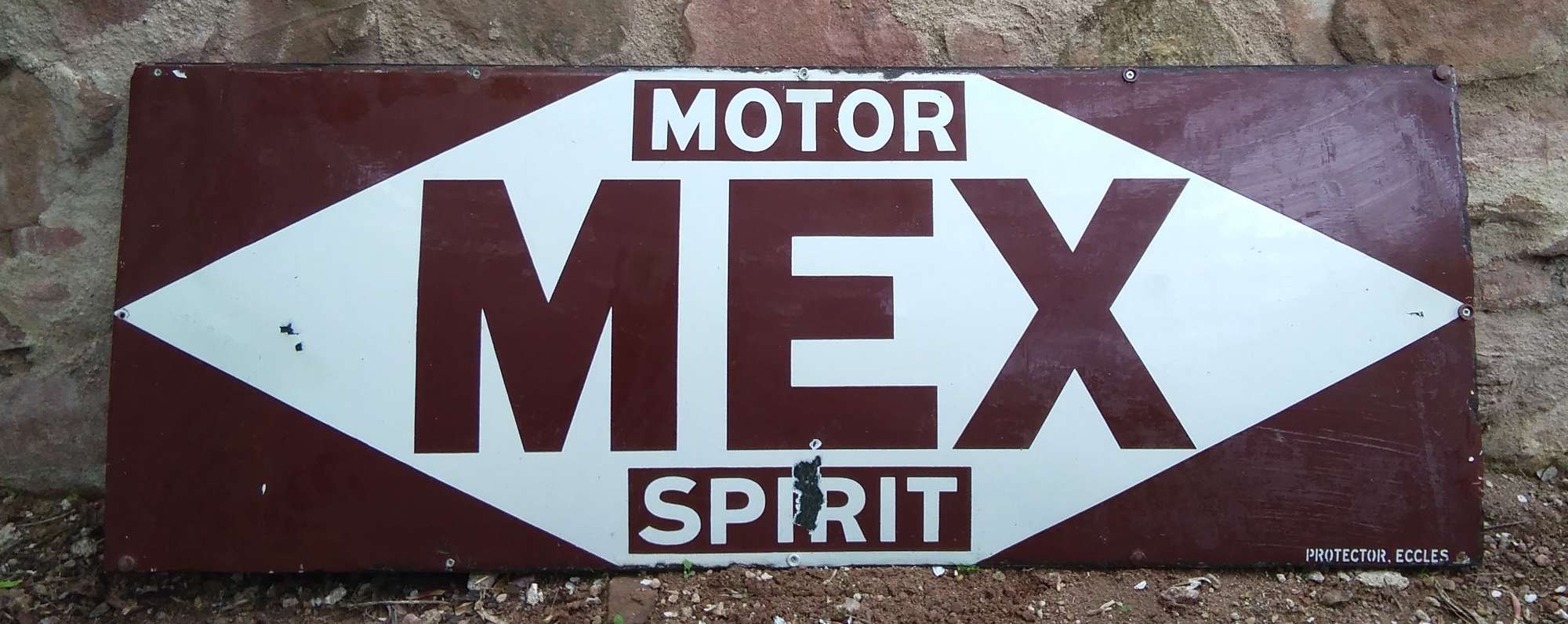 'Mex Motor Spirit' enamel sign-Sold