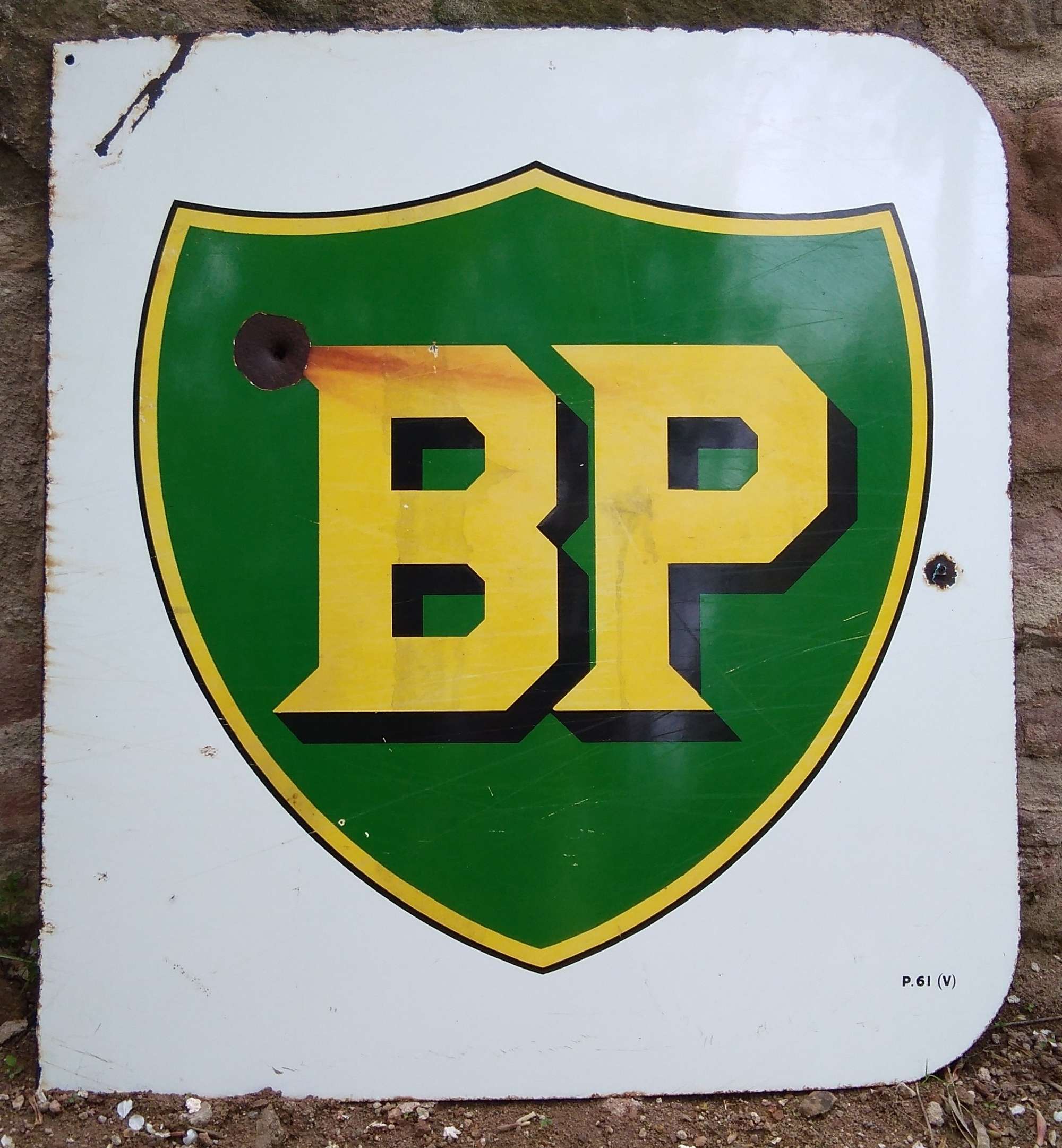 'BP Shield' enamel sign-Sold