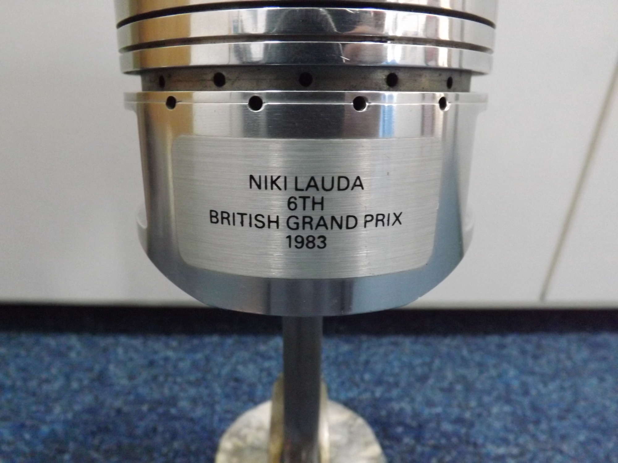 Niki Lauda Piston with COA  -Auction Lot