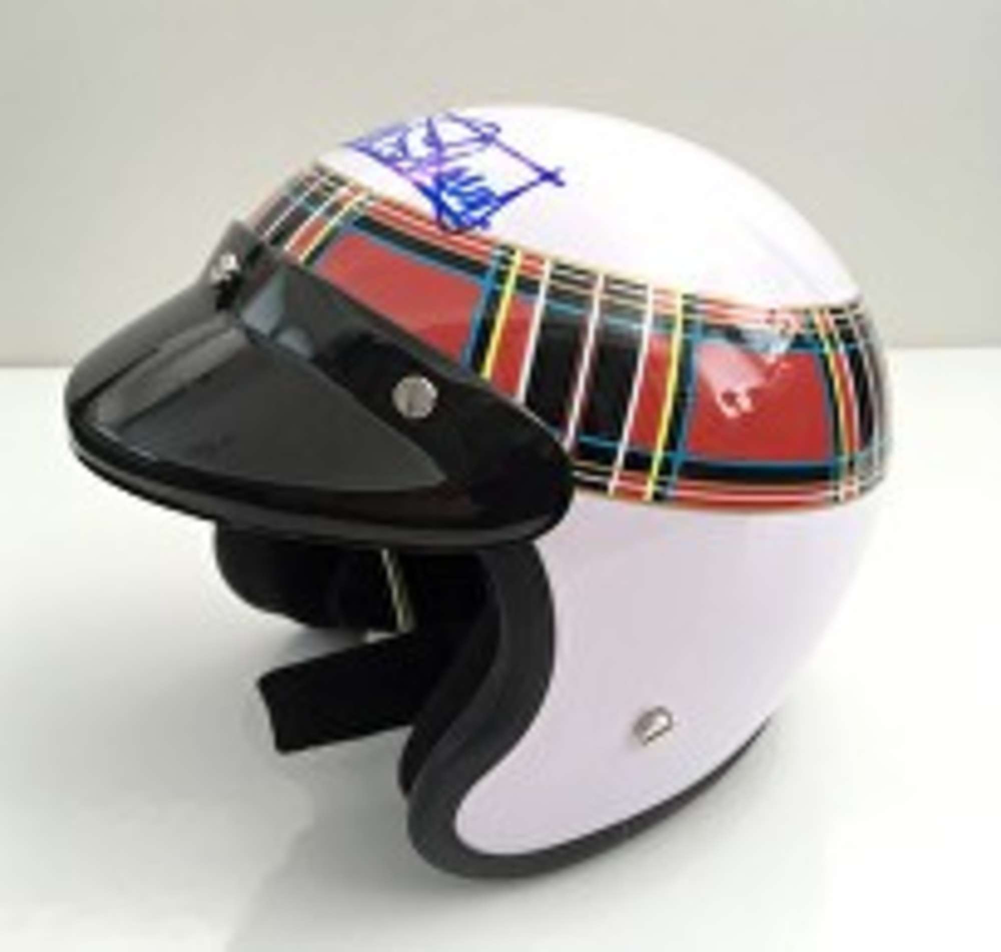Miniature (half-scale) replica helmet.-Sold