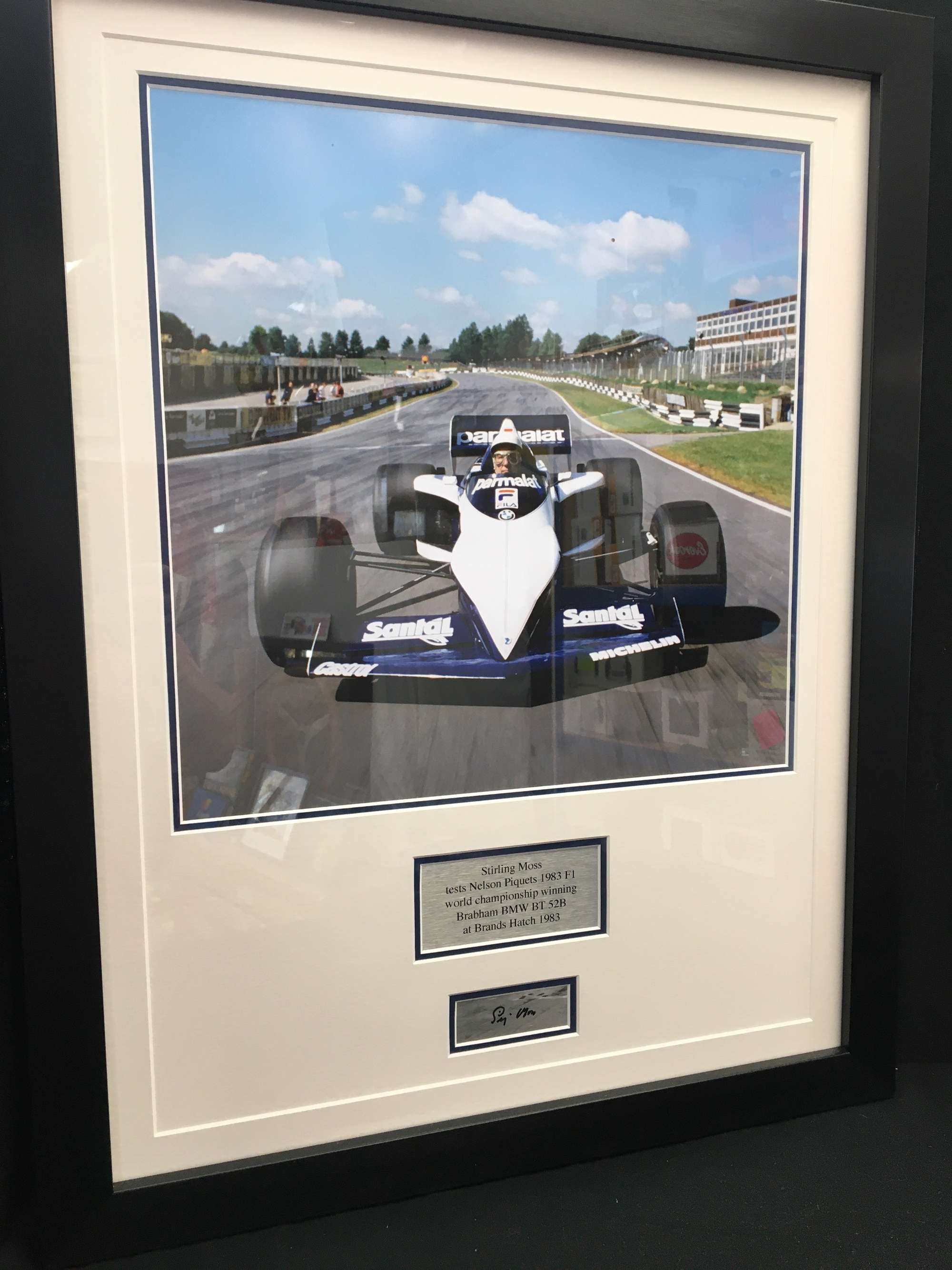 Brabham BT52 Test, signed by Sir Stirling Moss-Sold