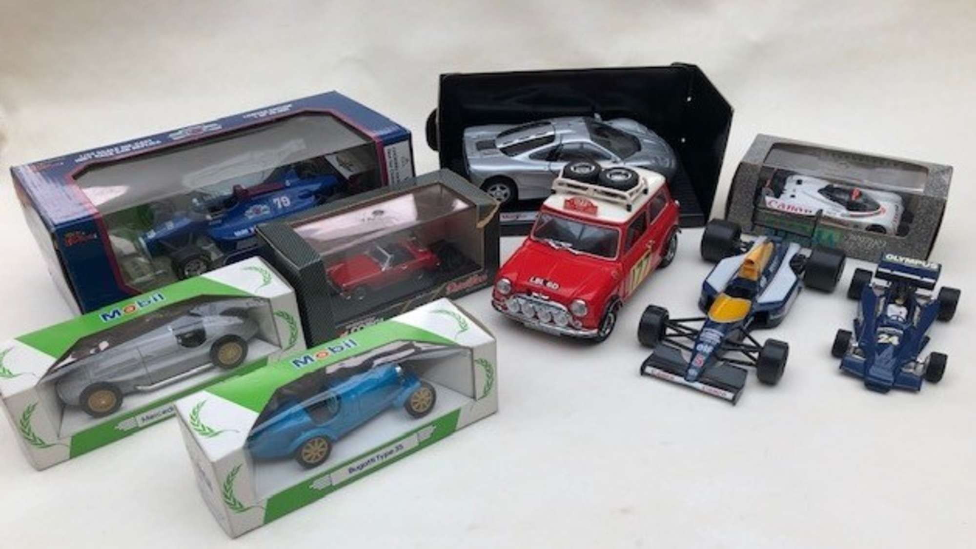 A collection of model cars-Sold