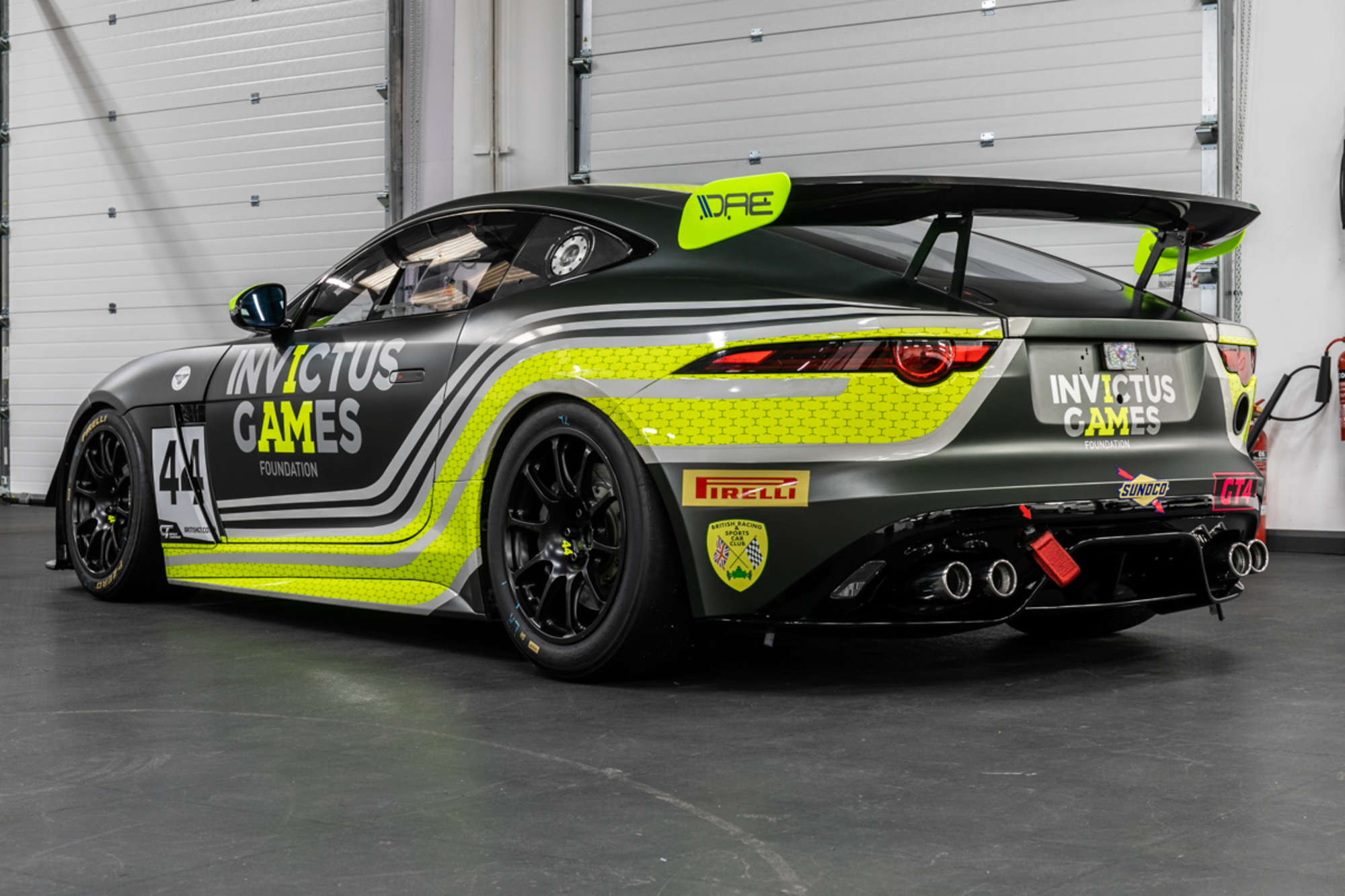 A pair of Jaguar F-Type SVR GT4 Race Cars and spares package-Sold