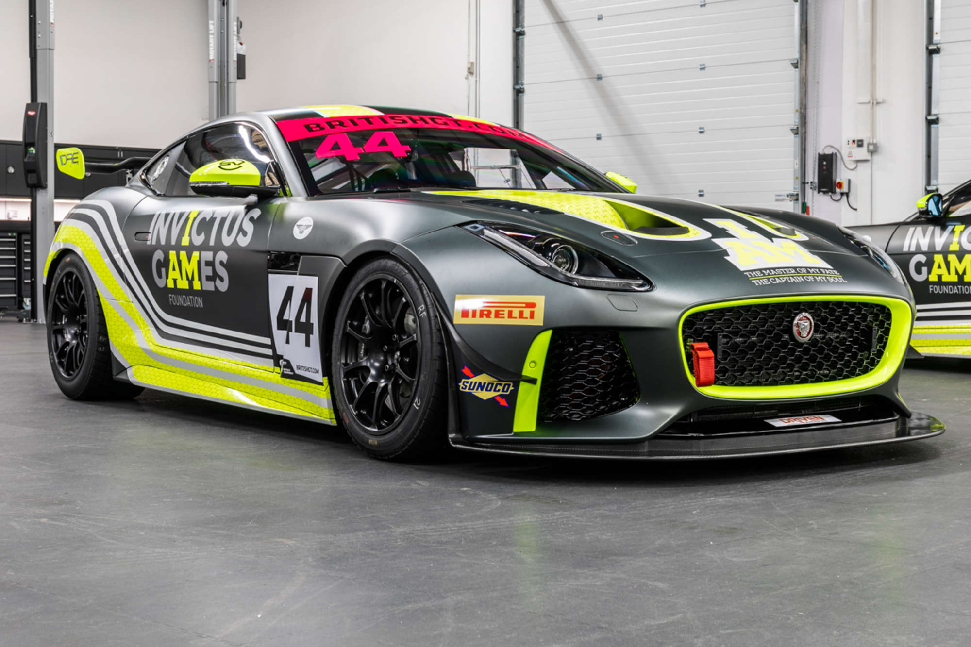 A pair of Jaguar F-Type SVR GT4 Race Cars and spares package-Sold