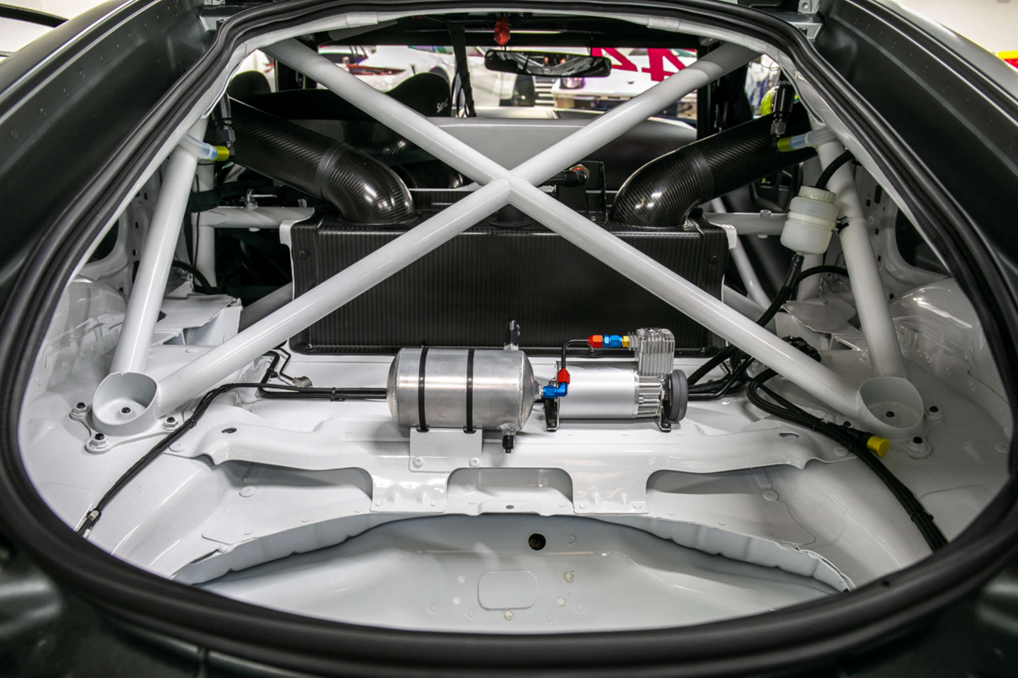 A pair of Jaguar F-Type SVR GT4 Race Cars and spares package-Sold