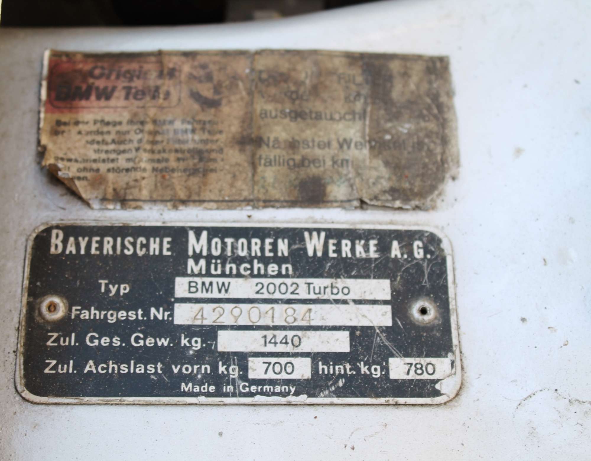 1974 BMW 2002 Turbo-Sold