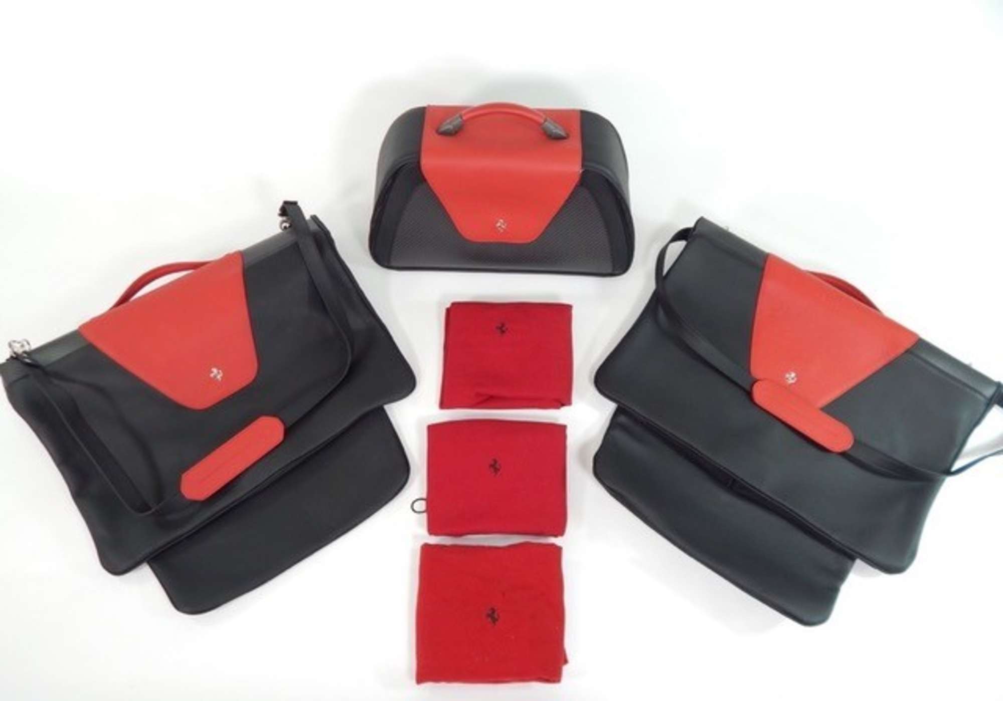 Ferrari Enzo Complete 3 Piece Schedoni Luggage Set-Sold
