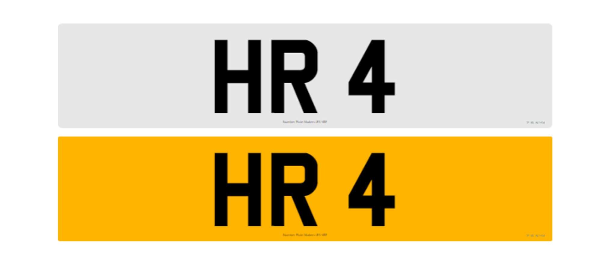 Registration number HR4-Sold