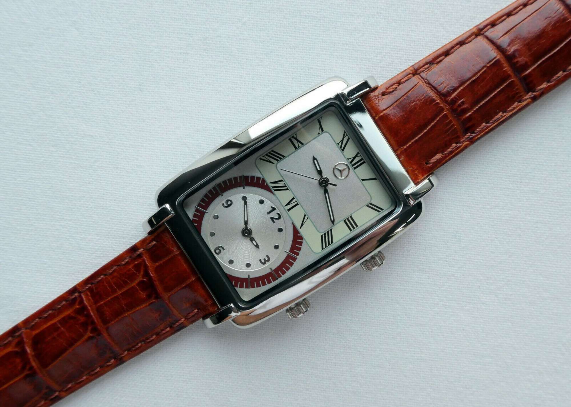 Art Deco-style Mercedes-Benz classic dual time-zone Watch -Sold