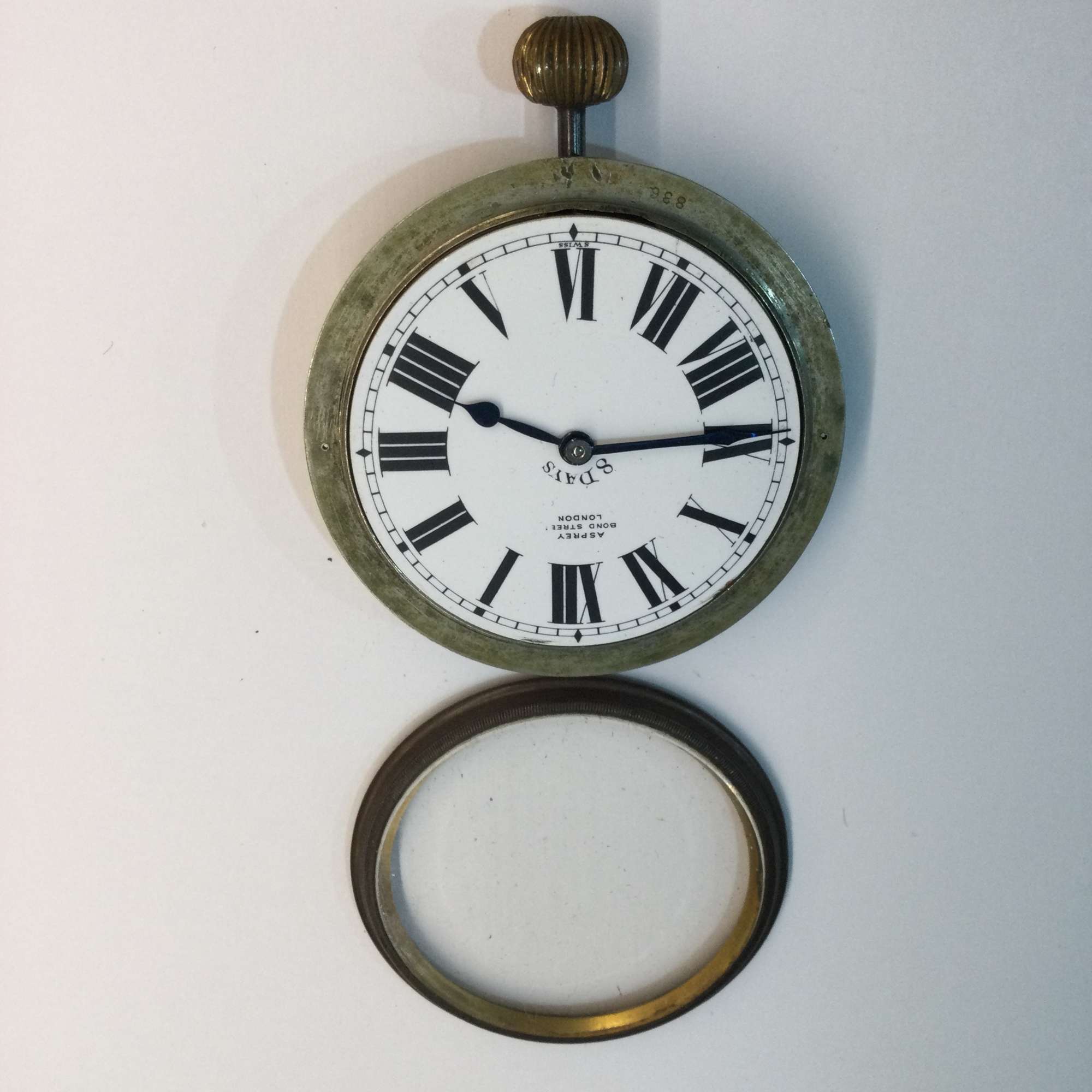 'Goliath' dashboard clock by Asprey of London (Jewellers to -Sold