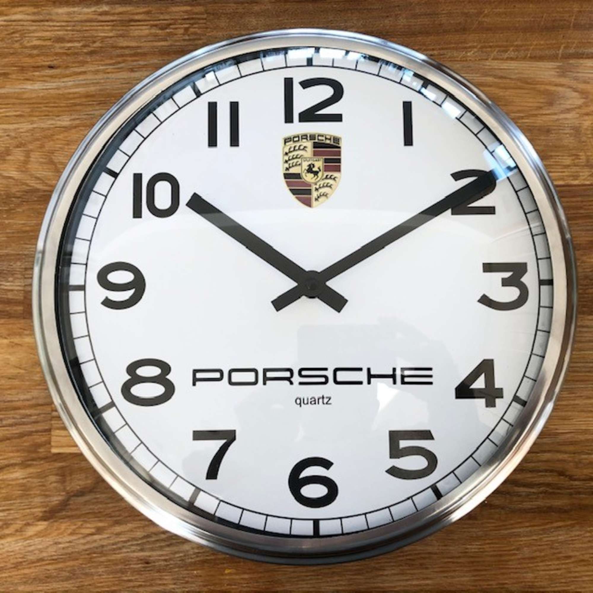 Porsche-themed wall clock with Quartz movement-Sold