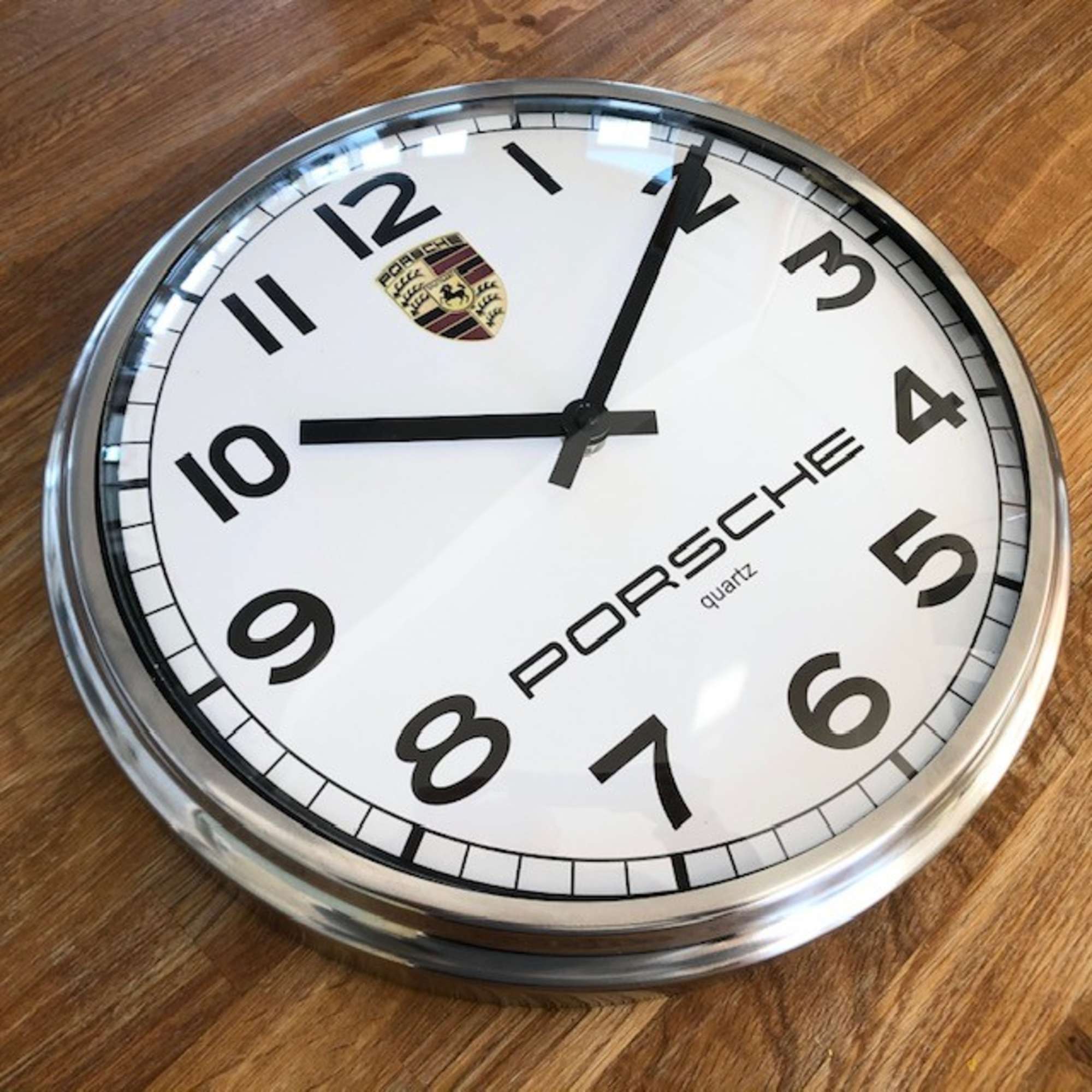 Porsche-themed wall clock with Quartz movement-Sold