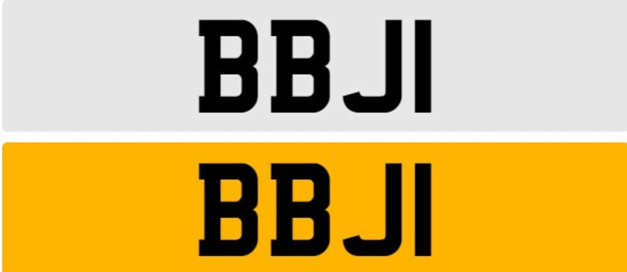 Registration Number BBJ 1-Sold